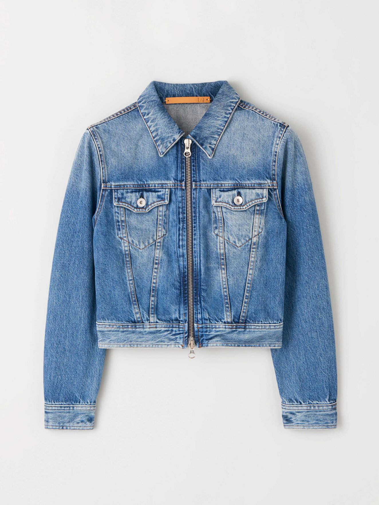 Truth Zip Jacket in Dust blue from Tiger of Sweden Truth Zip Jacket in Dust blue from Tiger of Sweden
