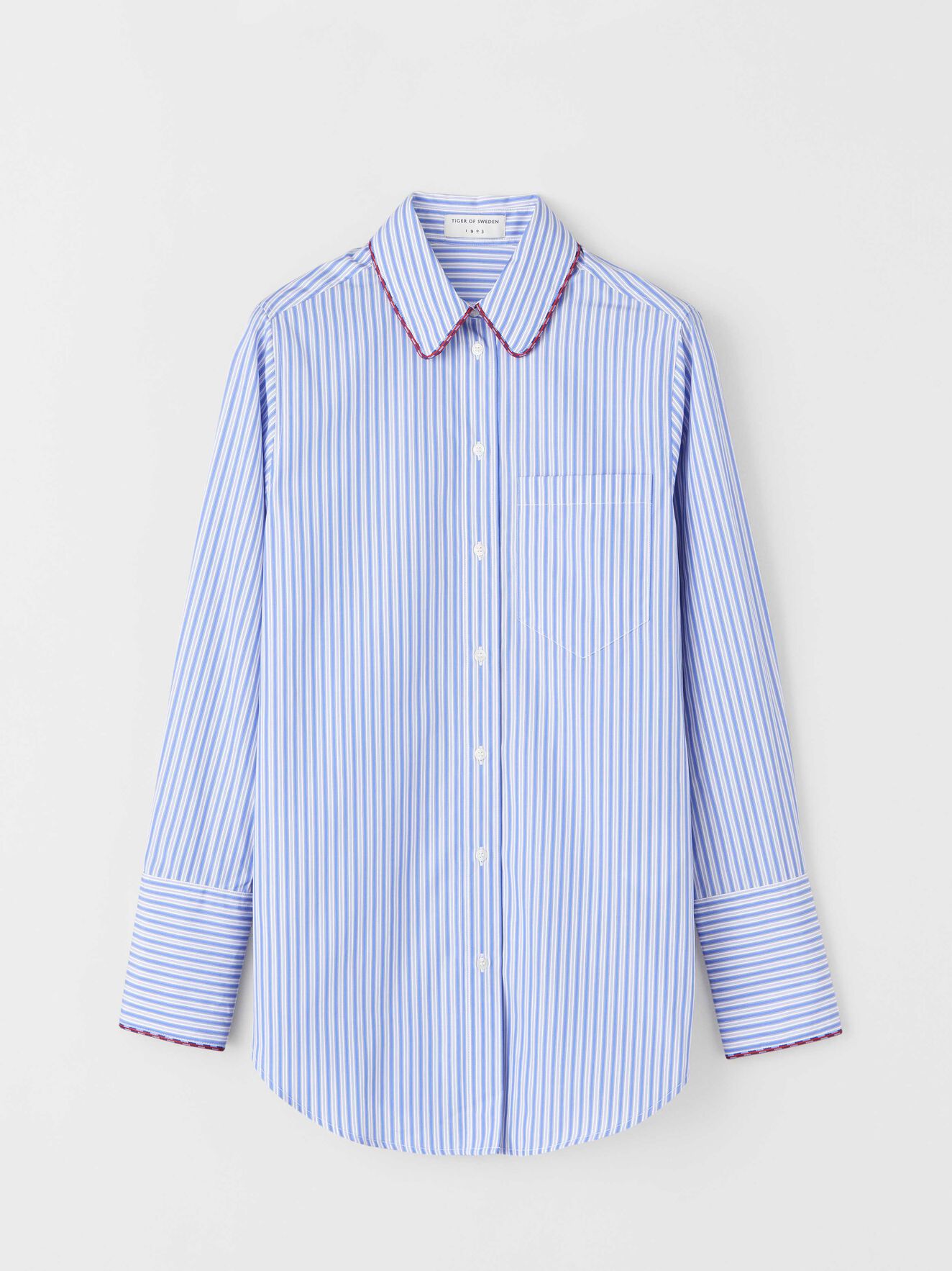 Florens C Shirt in Blue from Tiger of Sweden Florens C Shirt in Blue from Tiger of Sweden