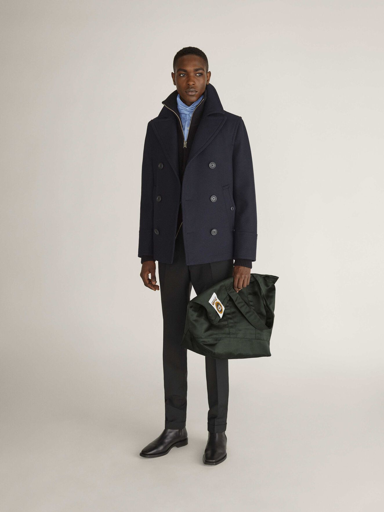 Drop S Tote in Dark green from Tiger of Sweden Drop S Tote in Dark green from Tiger of Sweden