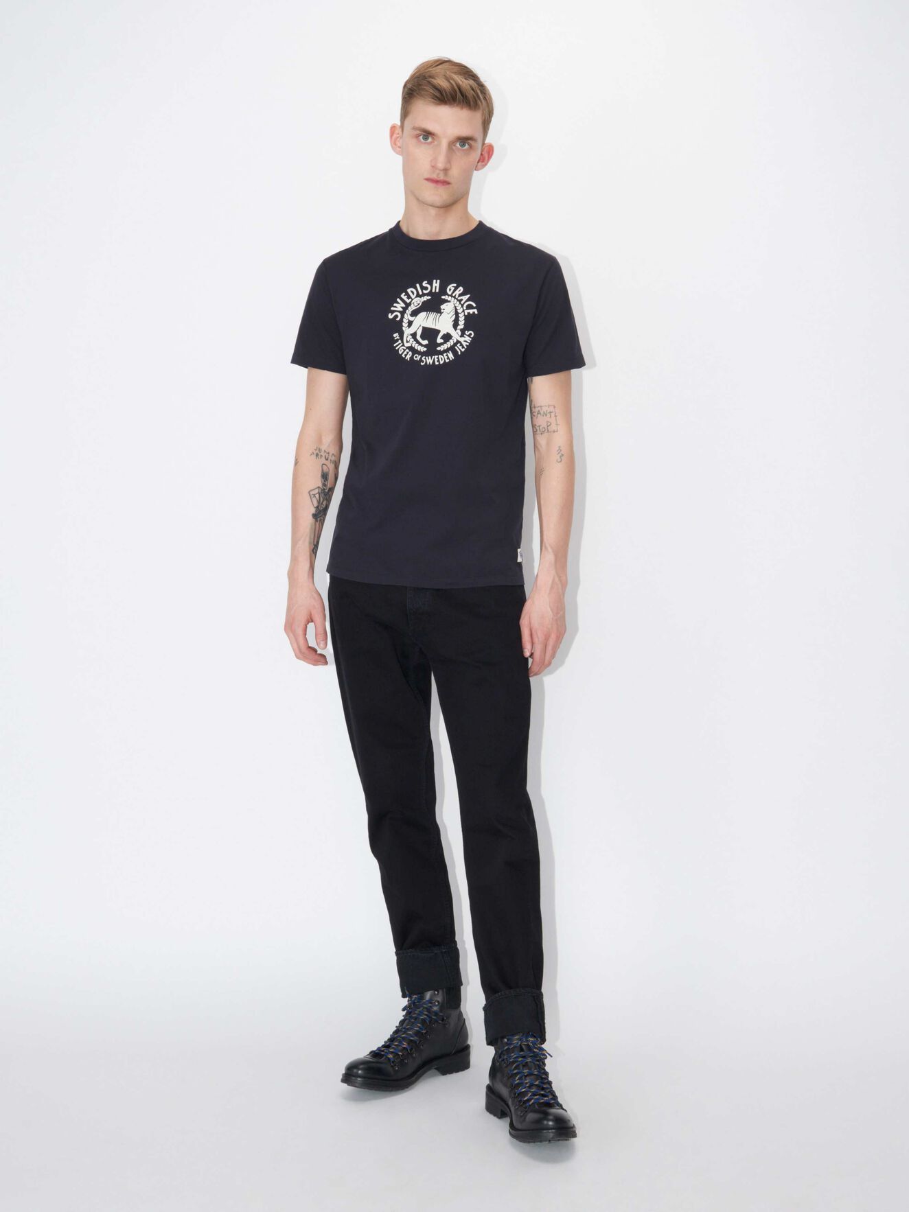 Fleek Pr T-Shirt in Deep Well from Tiger of Sweden Fleek Pr T-Shirt in Deep Well from Tiger of Sweden