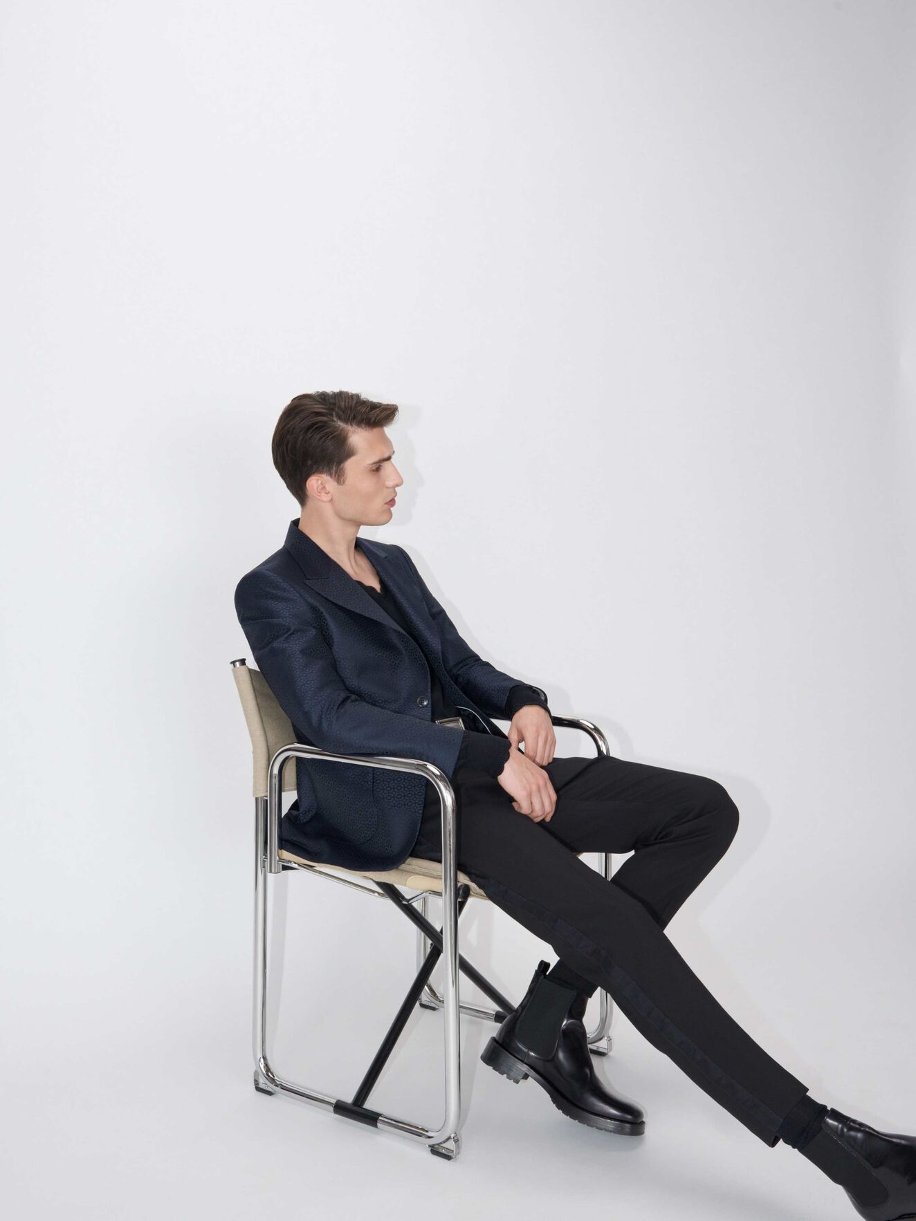 Javio Ns Blazer in Light Ink from Tiger of Sweden Javio Ns Blazer in Light Ink from Tiger of Sweden