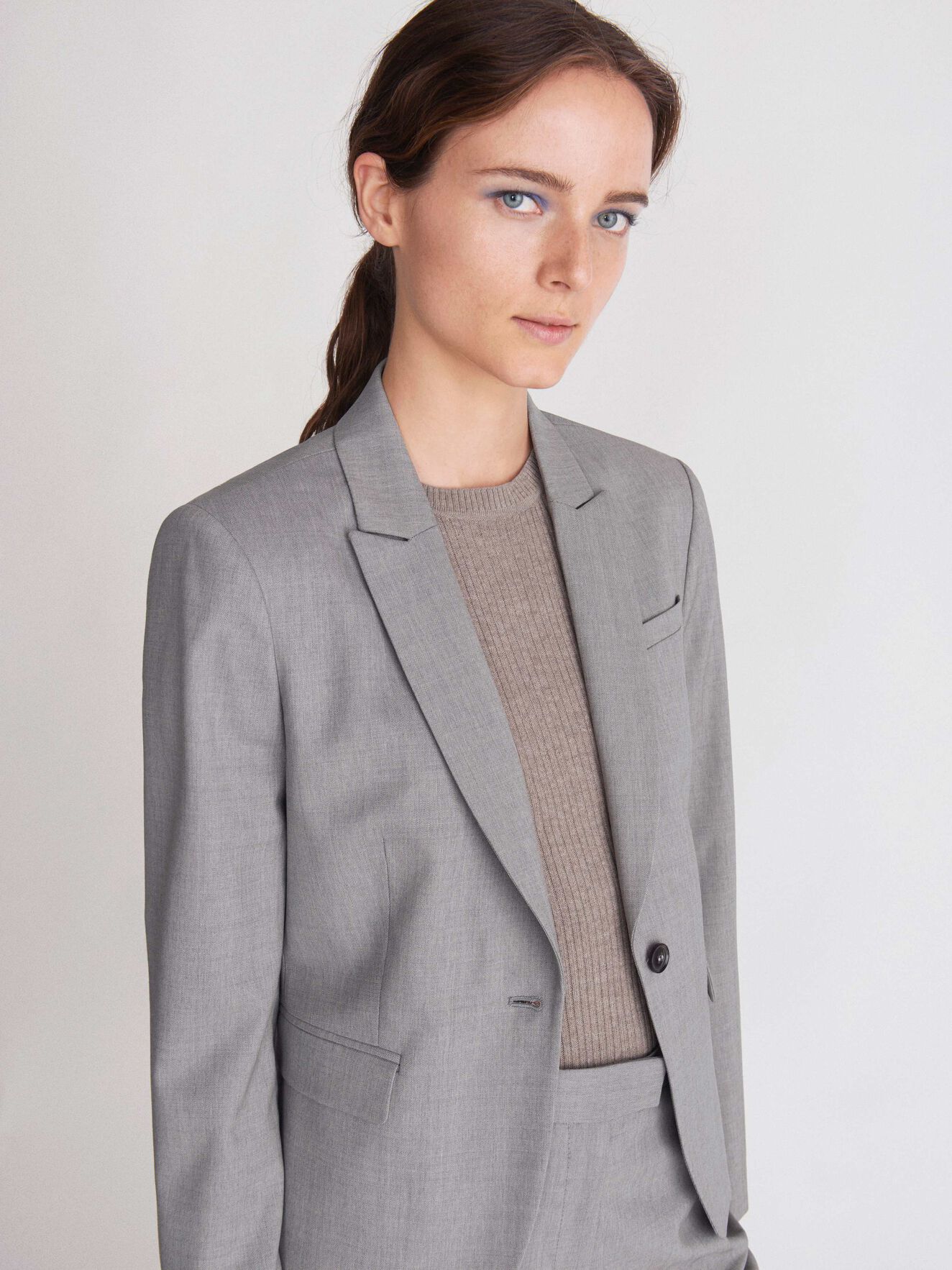 Tessan Blazer in Light grey melange from Tiger of Sweden Tessan Blazer in Light grey melange from Tiger of Sweden
