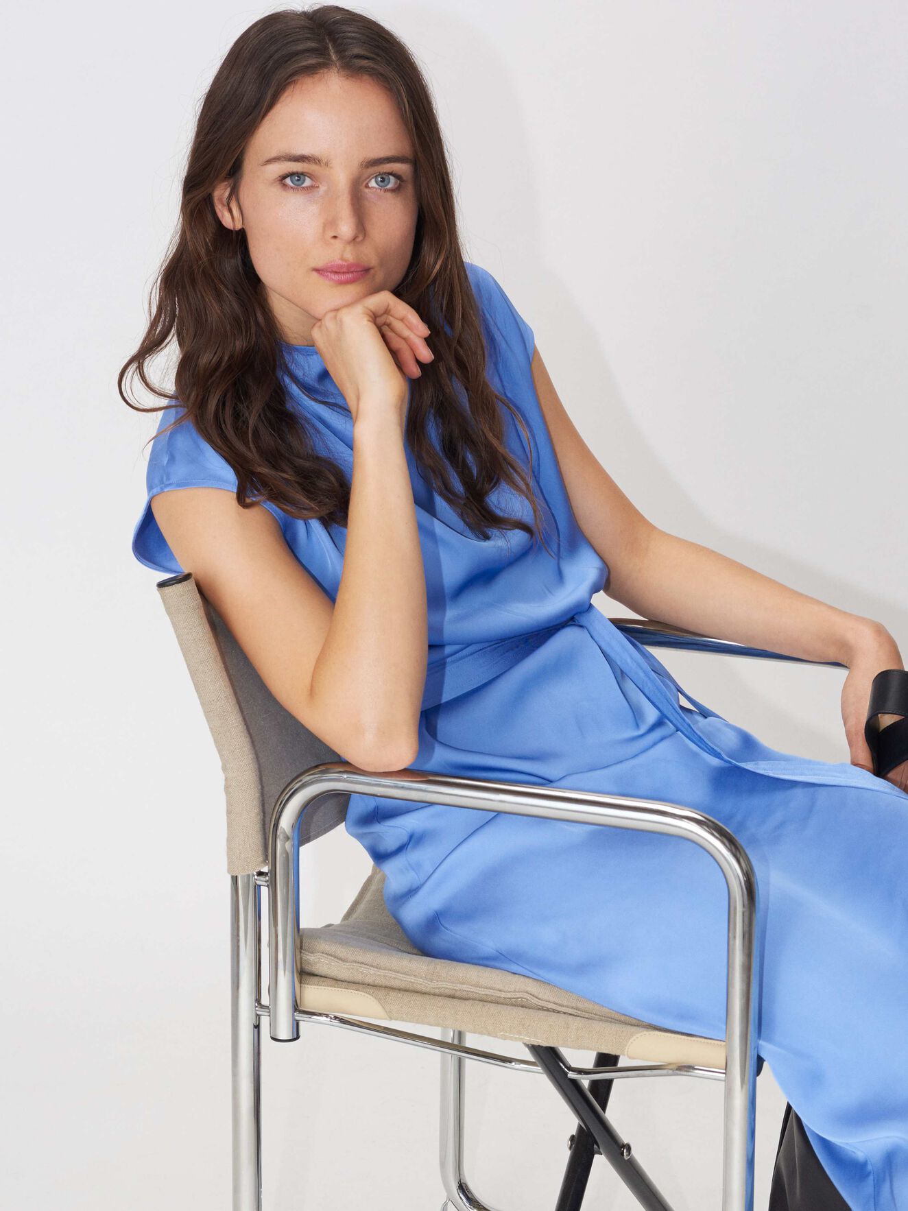 Sassy Dress in Clear Blue from Tiger of Sweden Sassy Dress in Clear Blue from Tiger of Sweden