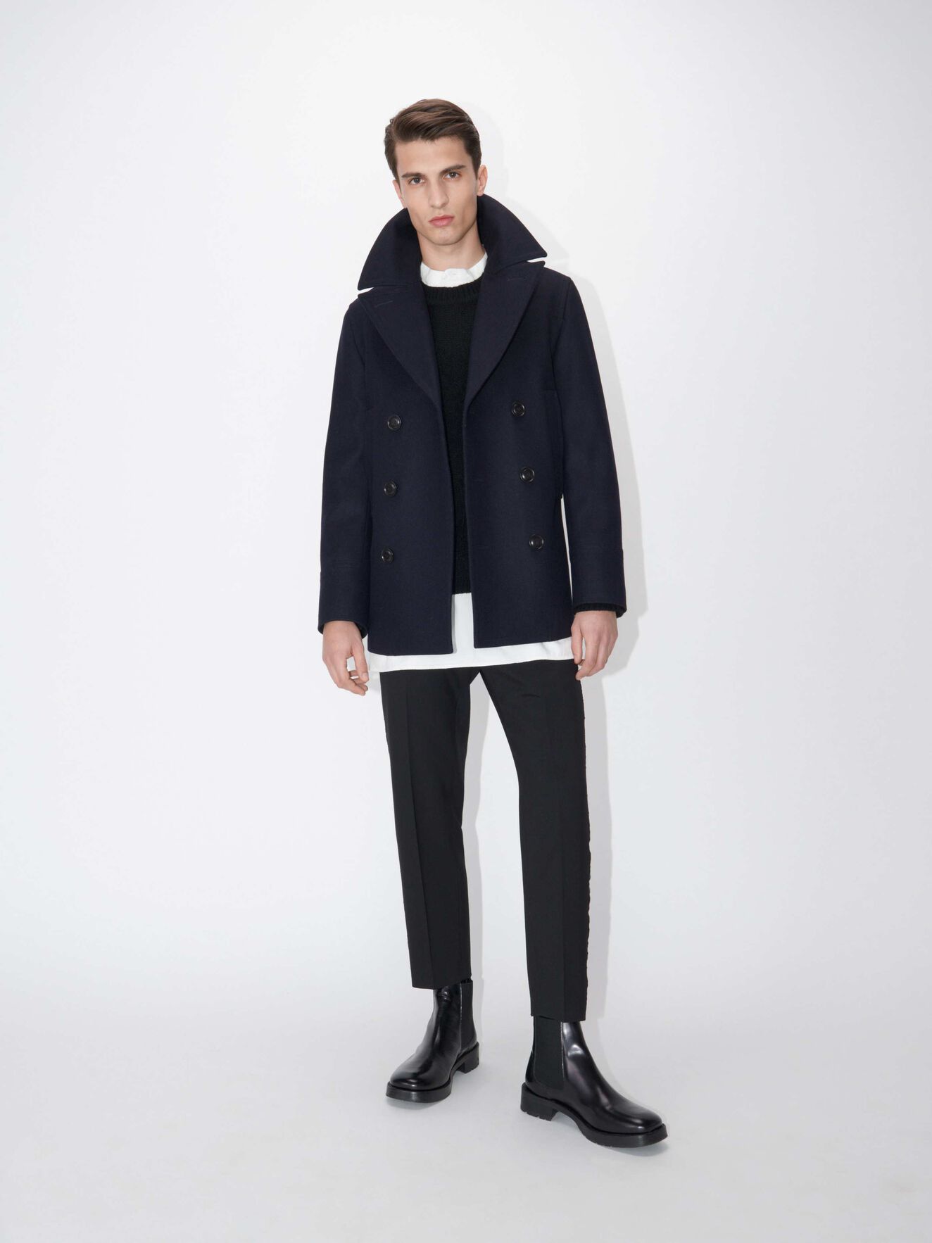Thiel Coat in Light Ink from Tiger of Sweden Thiel Coat in Light Ink from Tiger of Sweden