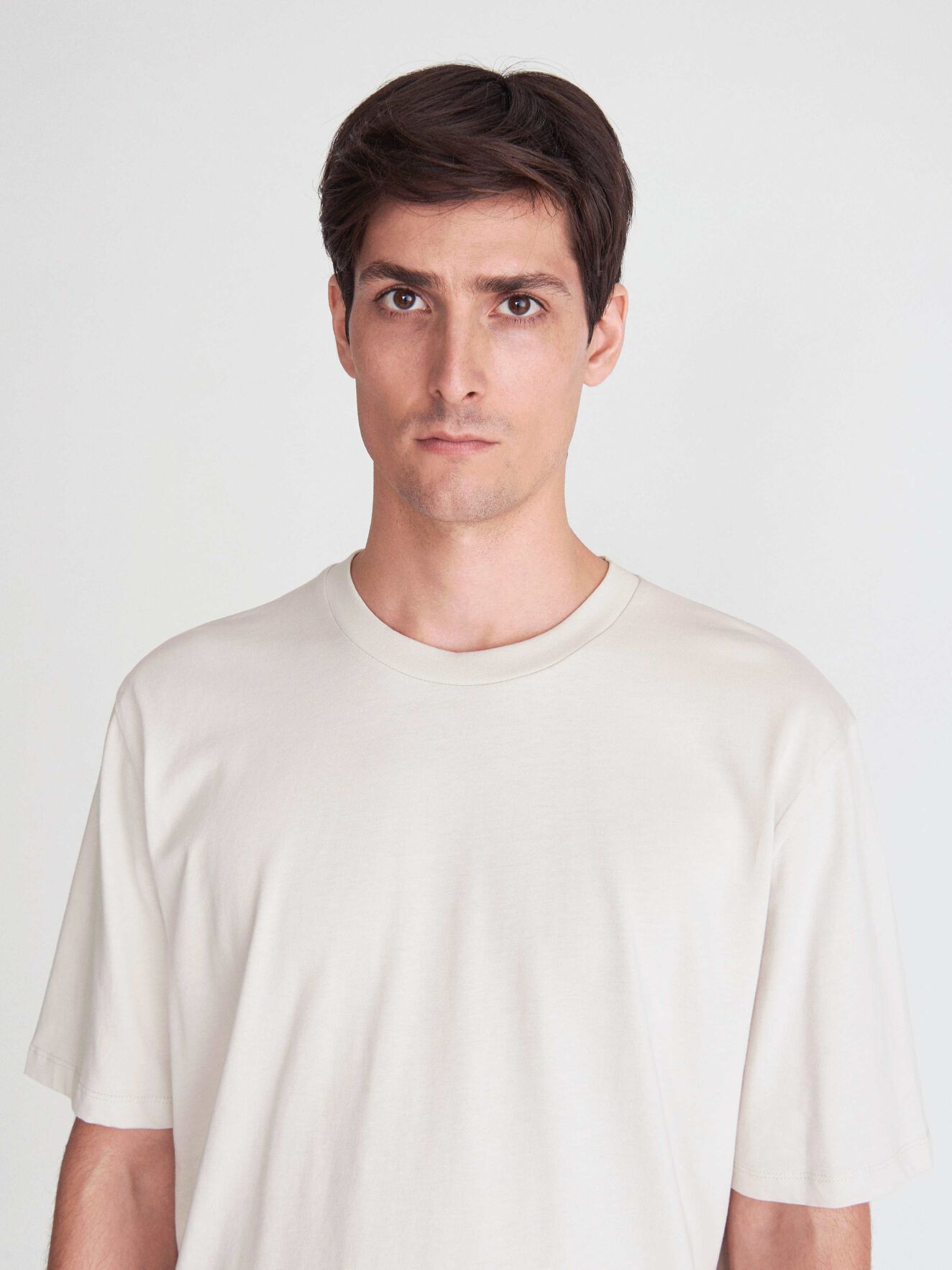 Pro T-Shirt in Ivory from Tiger of Sweden Pro T-Shirt in Ivory from Tiger of Sweden