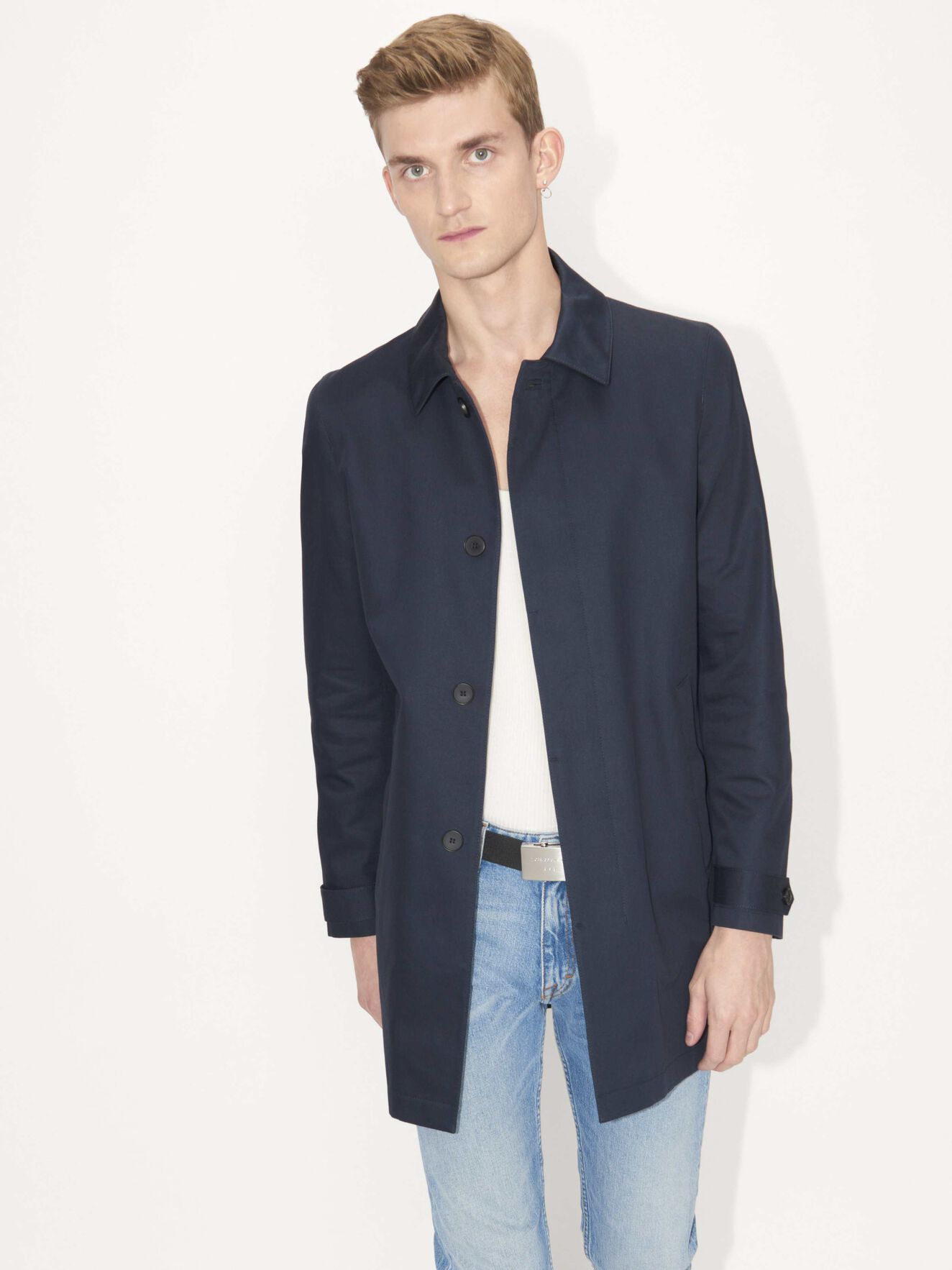Carred Coat in Light Ink from Tiger of Sweden Carred Coat in Light Ink from Tiger of Sweden