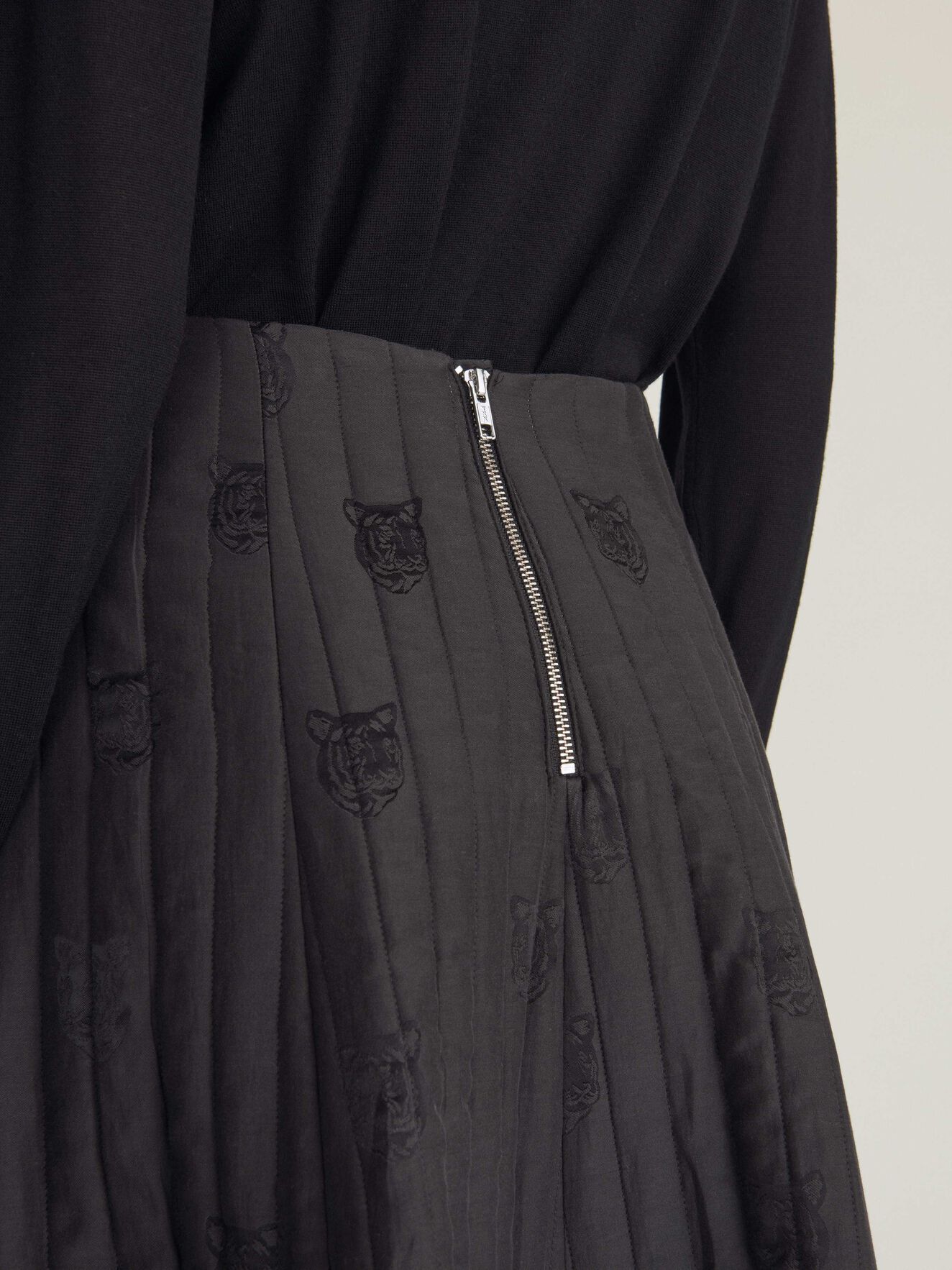 Leolla Skirt in Midnight Black from Tiger of Sweden Leolla Skirt in Midnight Black from Tiger of Sweden