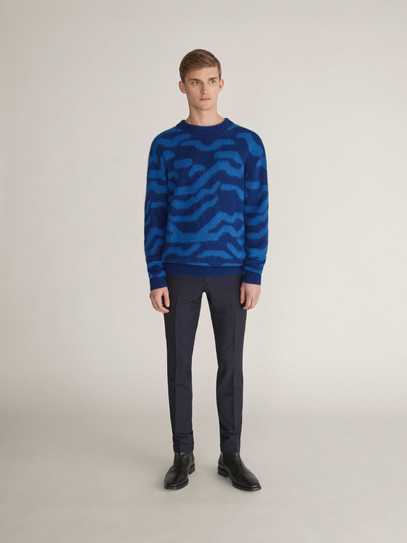 Tretton Trousers in Royal Blue from Tiger of Sweden Tretton Trousers in Royal Blue from Tiger of Sweden