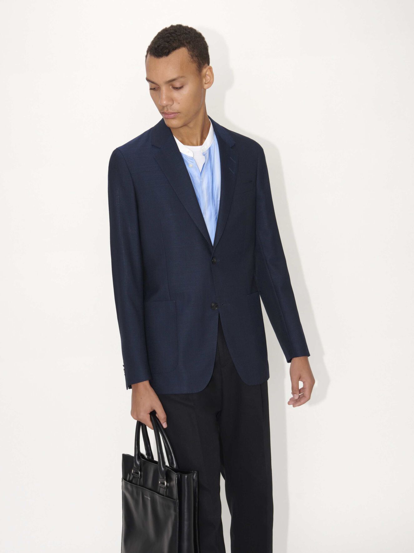 Josef Blazer in Deep Ocean Blue from Tiger of Sweden Josef Blazer in Deep Ocean Blue from Tiger of Sweden