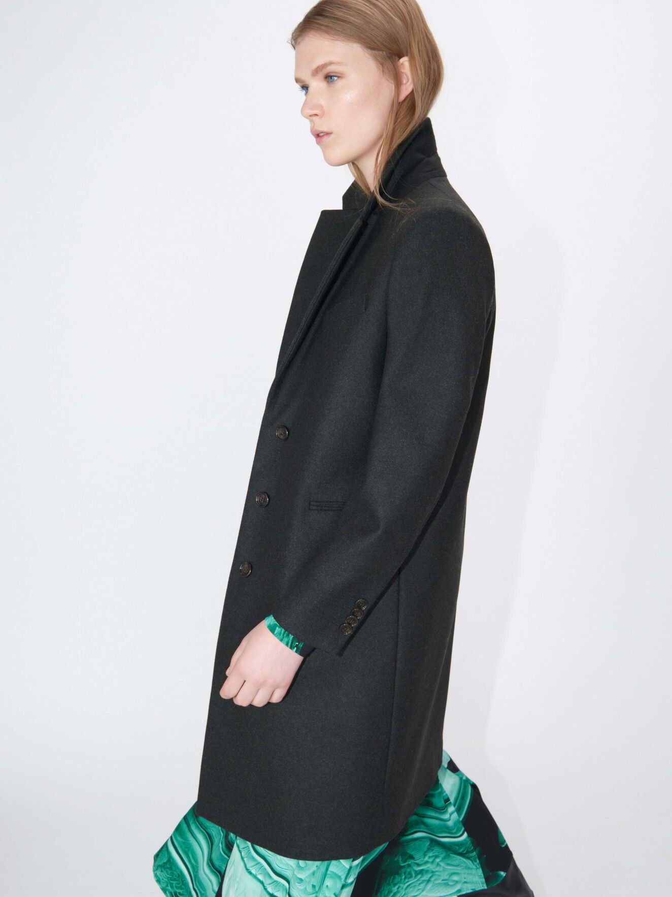 Ciannia Coat in Forest from Tiger of Sweden Ciannia Coat in Forest from Tiger of Sweden