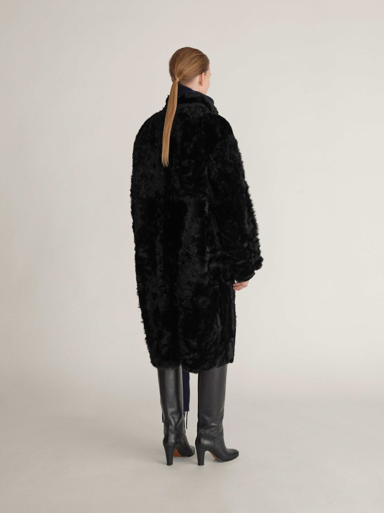 Klon Fur in Midnight Black from Tiger of Sweden Klon Fur in Midnight Black from Tiger of Sweden