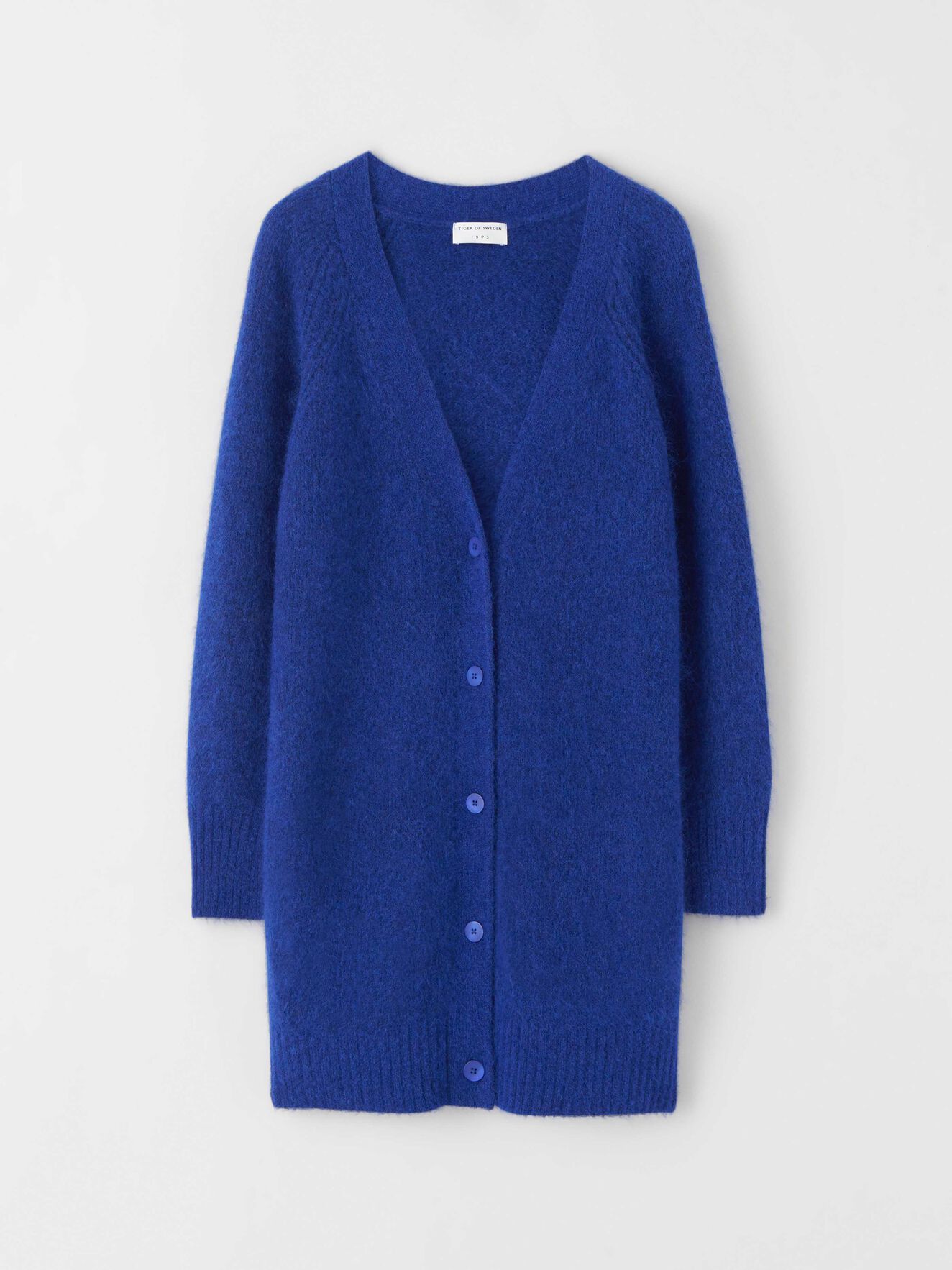 Preza Cardigan in Deep Blue from Tiger of Sweden Preza Cardigan in Deep Blue from Tiger of Sweden