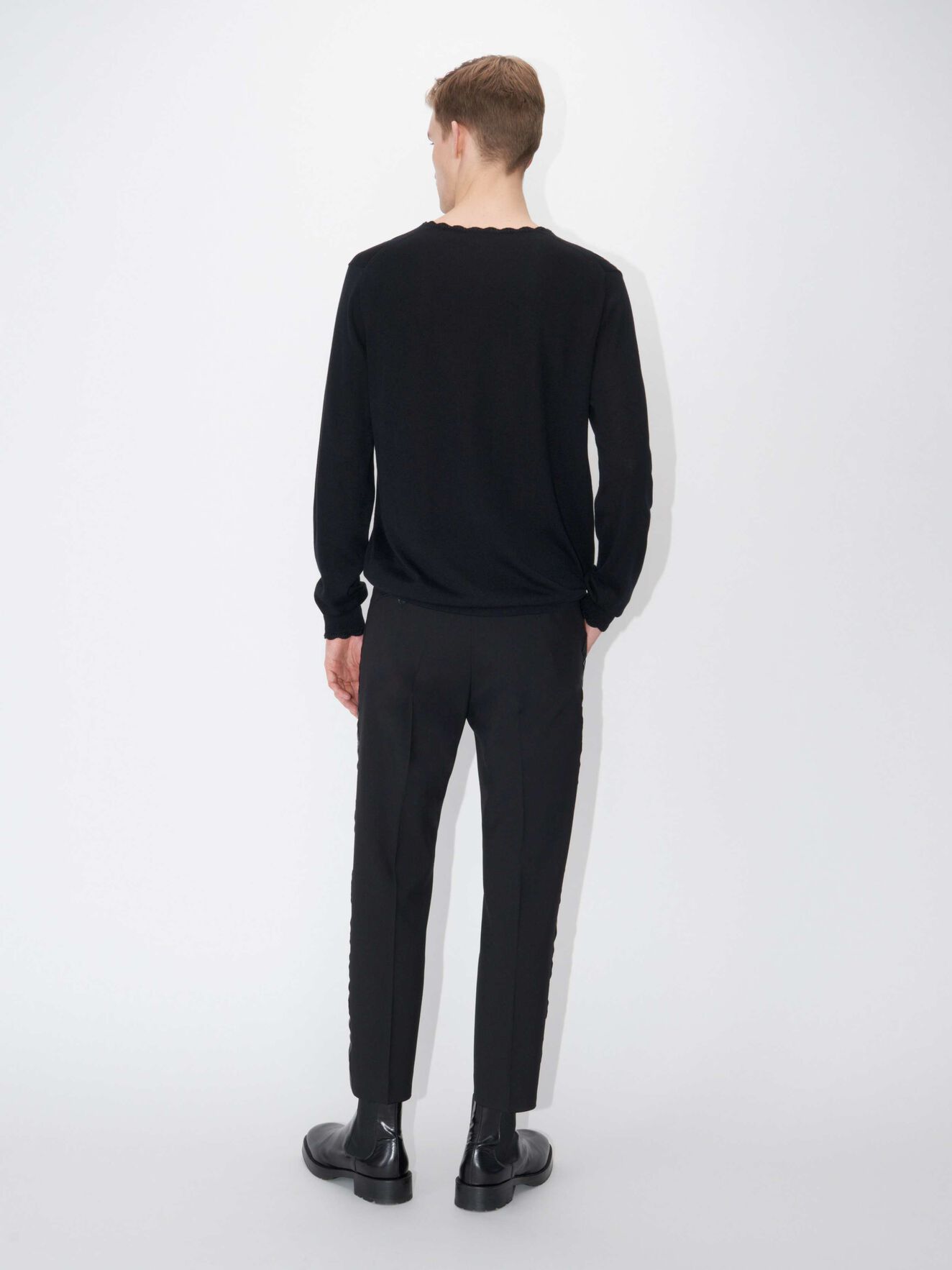 Hulte Pulllover in Black from Tiger of Sweden Hulte Pulllover in Black from Tiger of Sweden