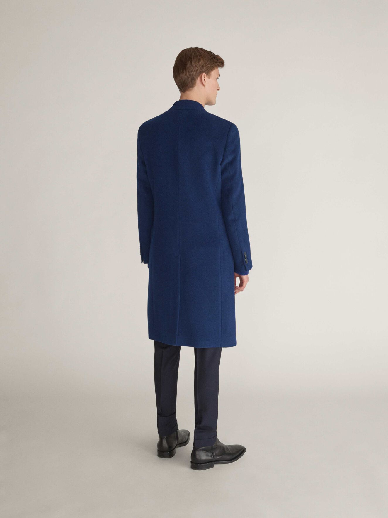 Coltron Coat in Pop Blue from Tiger of Sweden Coltron Coat in Pop Blue from Tiger of Sweden