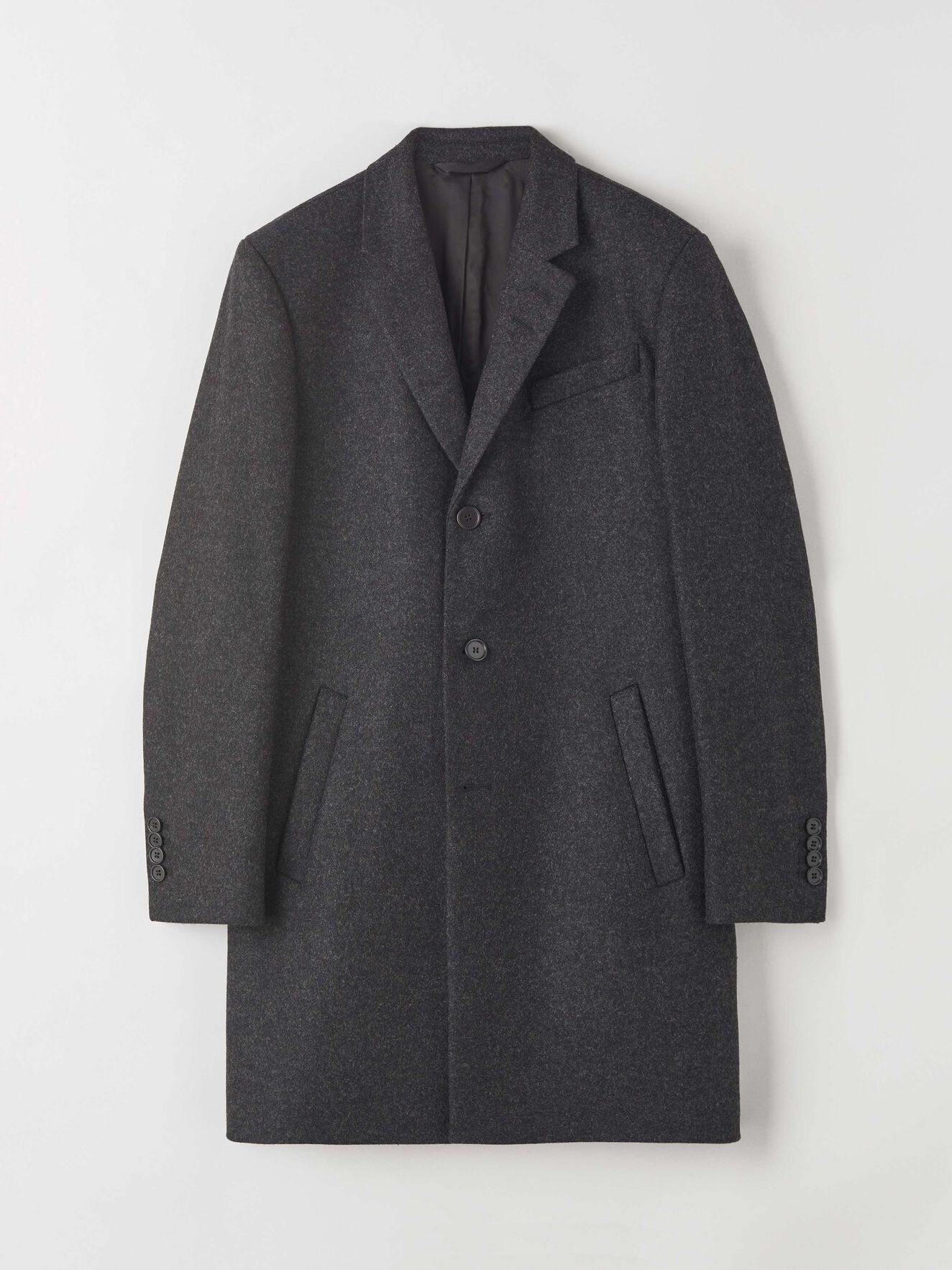 Cempsey Coat in Dark grey Mel from Tiger of Sweden Cempsey Coat in Dark grey Mel from Tiger of Sweden
