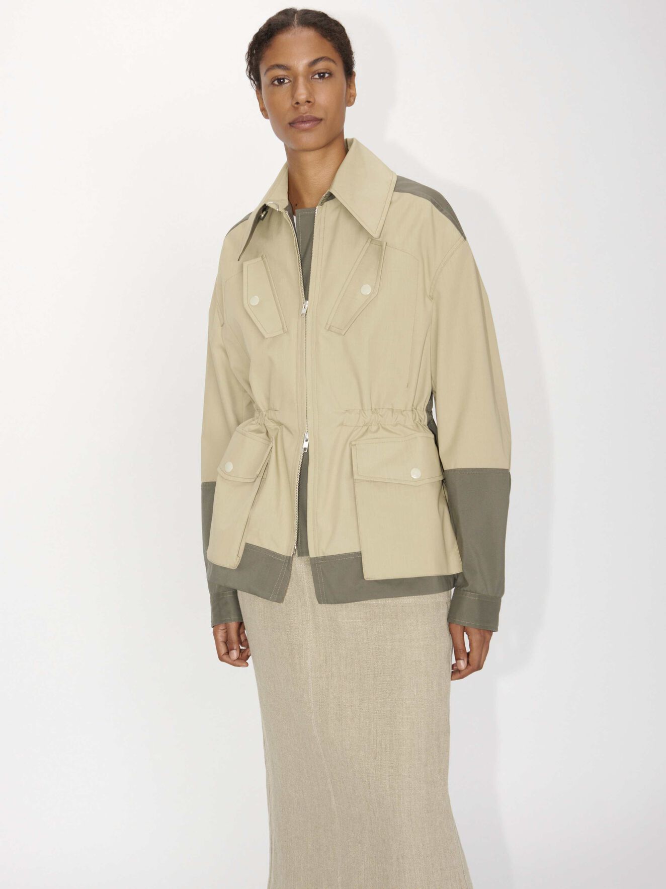 Ewa Jacket in Soft Beige from Tiger of Sweden Ewa Jacket in Soft Beige from Tiger of Sweden