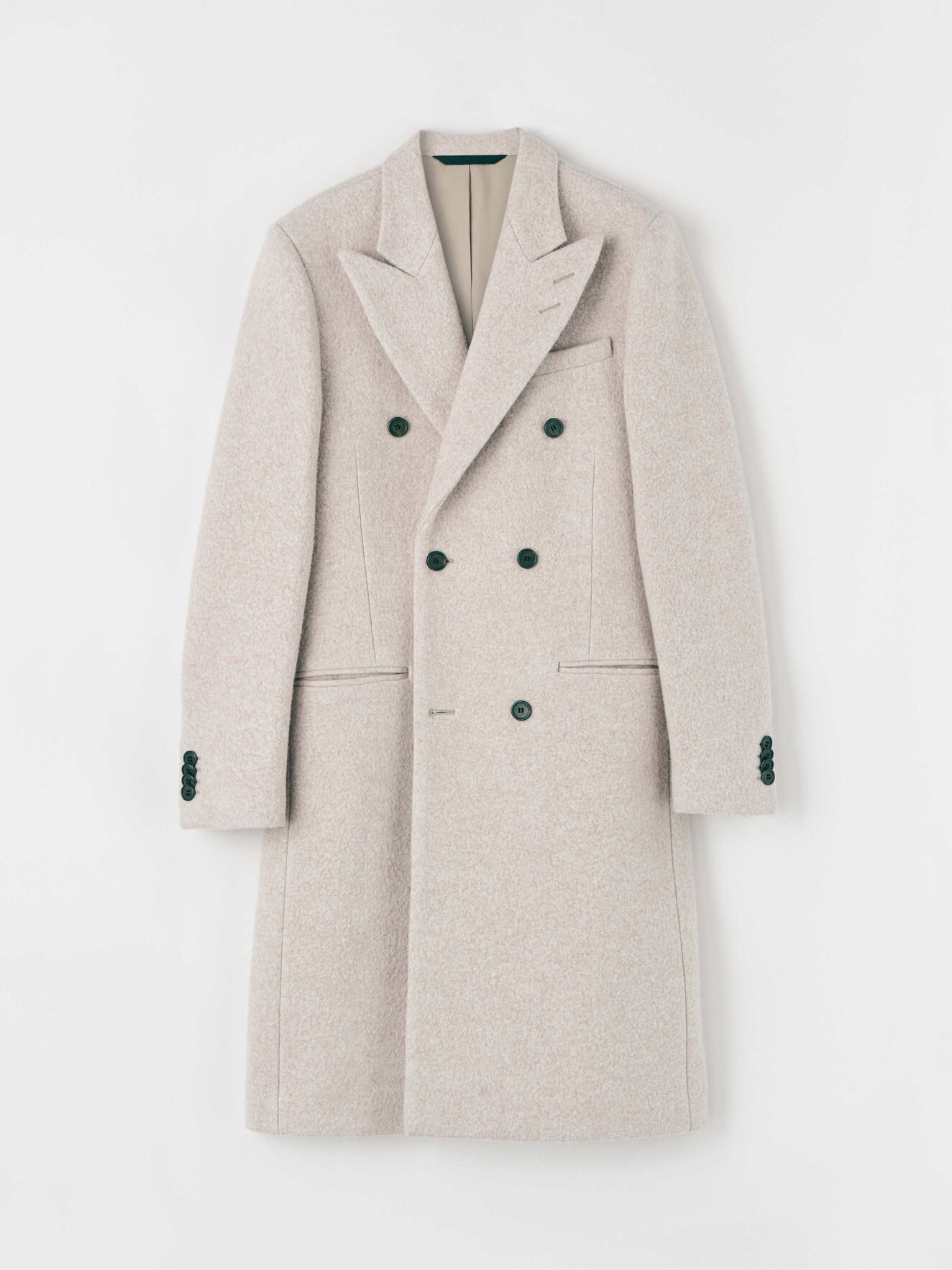 Mondan Coat in Soft Latte from Tiger of Sweden Mondan Coat in Soft Latte from Tiger of Sweden