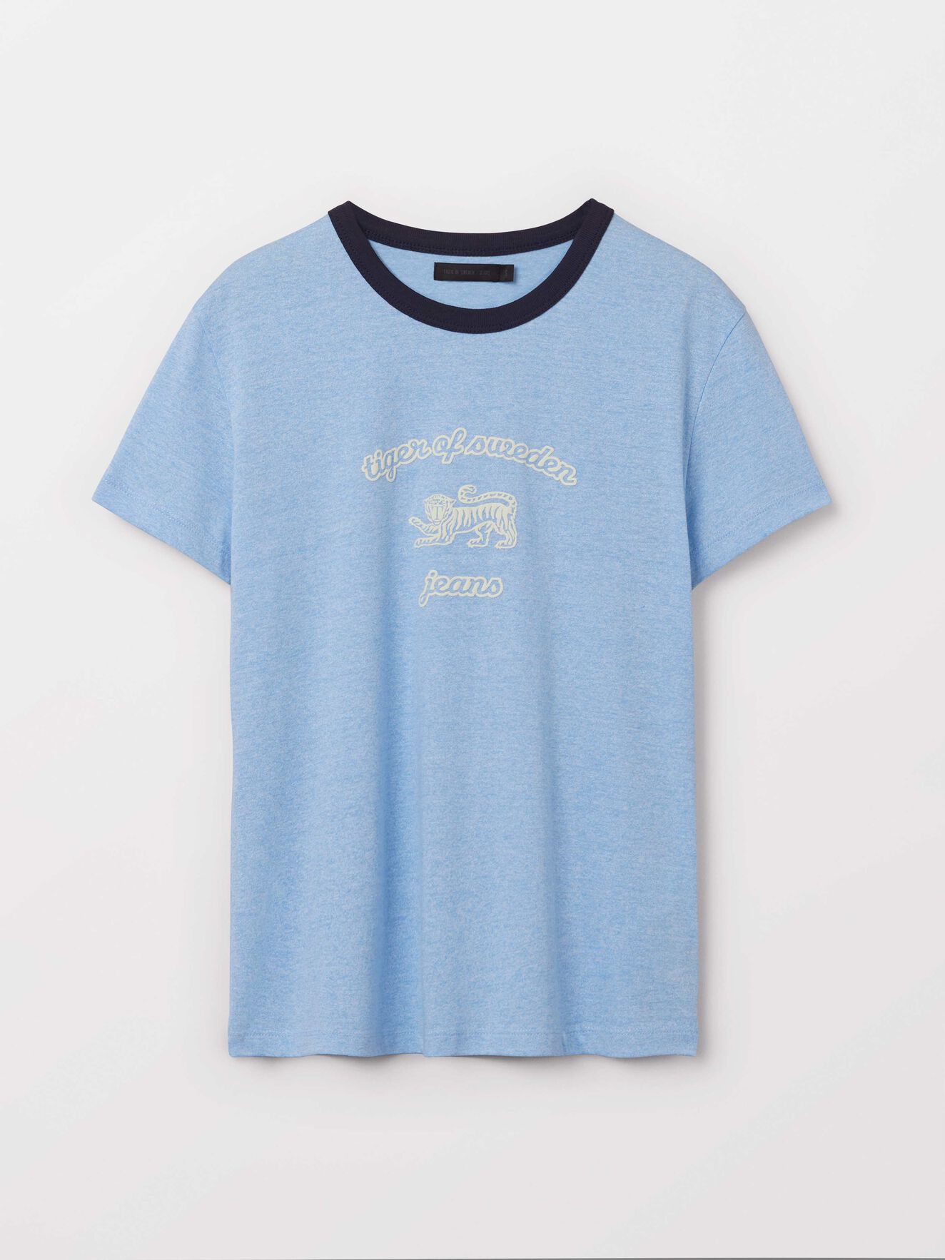 Dirty T-Shirt in Chambray Blue from Tiger of Sweden Dirty T-Shirt in Chambray Blue from Tiger of Sweden