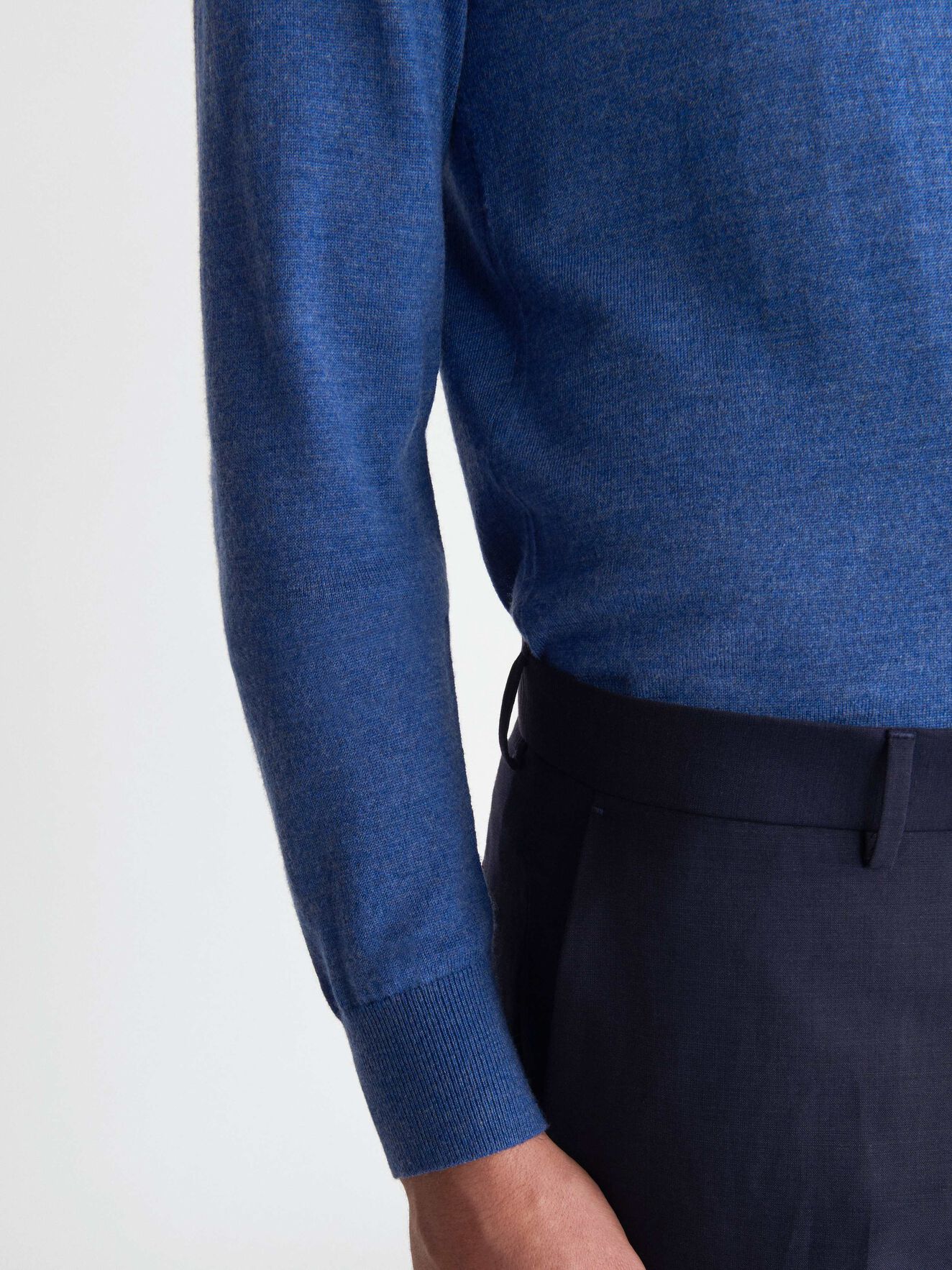 Nichols Pullover in Soft blue from Tiger of Sweden Nichols Pullover in Soft blue from Tiger of Sweden