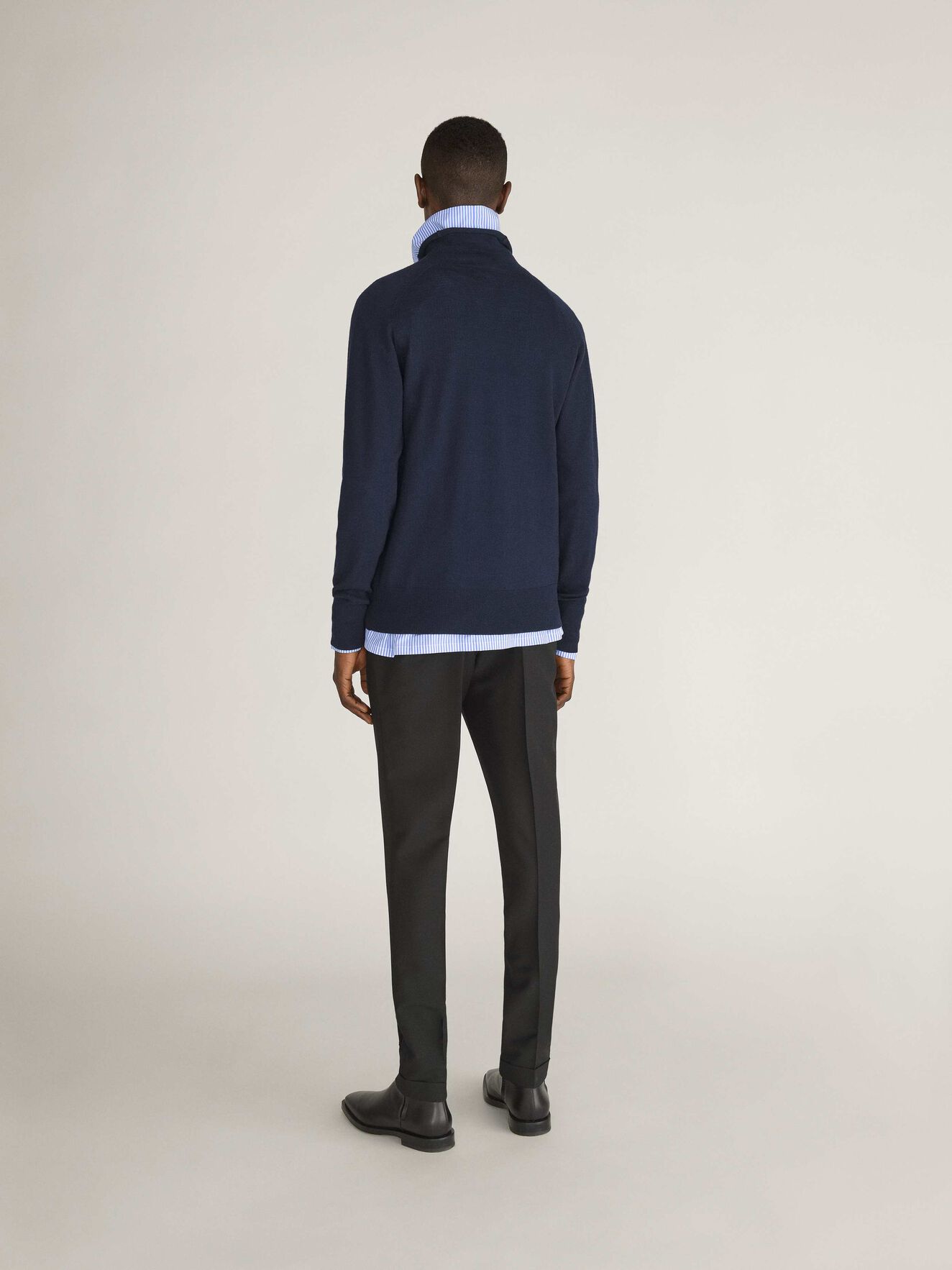 Nardo Pullover in Light Ink from Tiger of Sweden Nardo Pullover in Light Ink from Tiger of Sweden