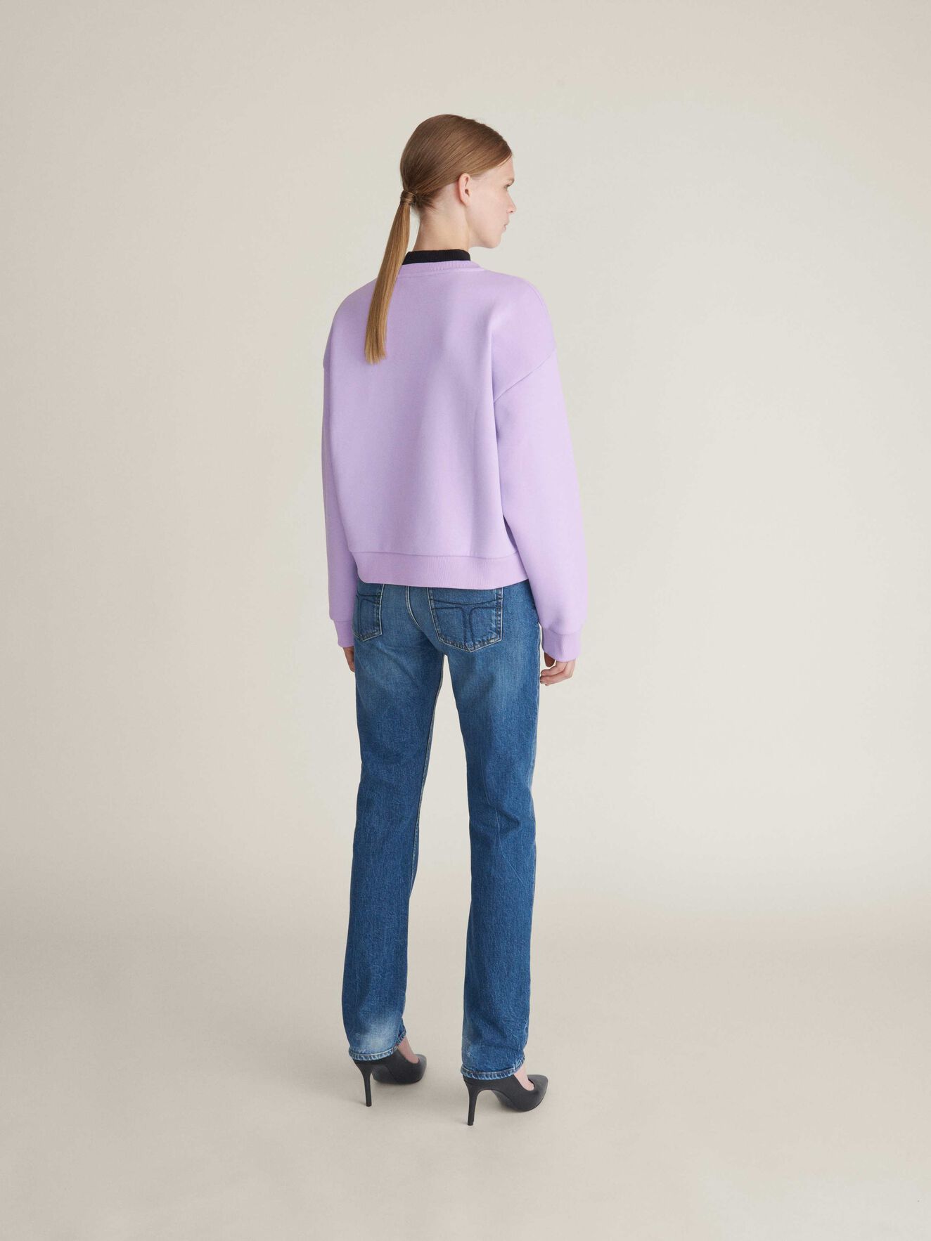 Big Marz Sweatshirt in Lilac Breeze from Tiger of Sweden Big Marz Sweatshirt in Lilac Breeze from Tiger of Sweden