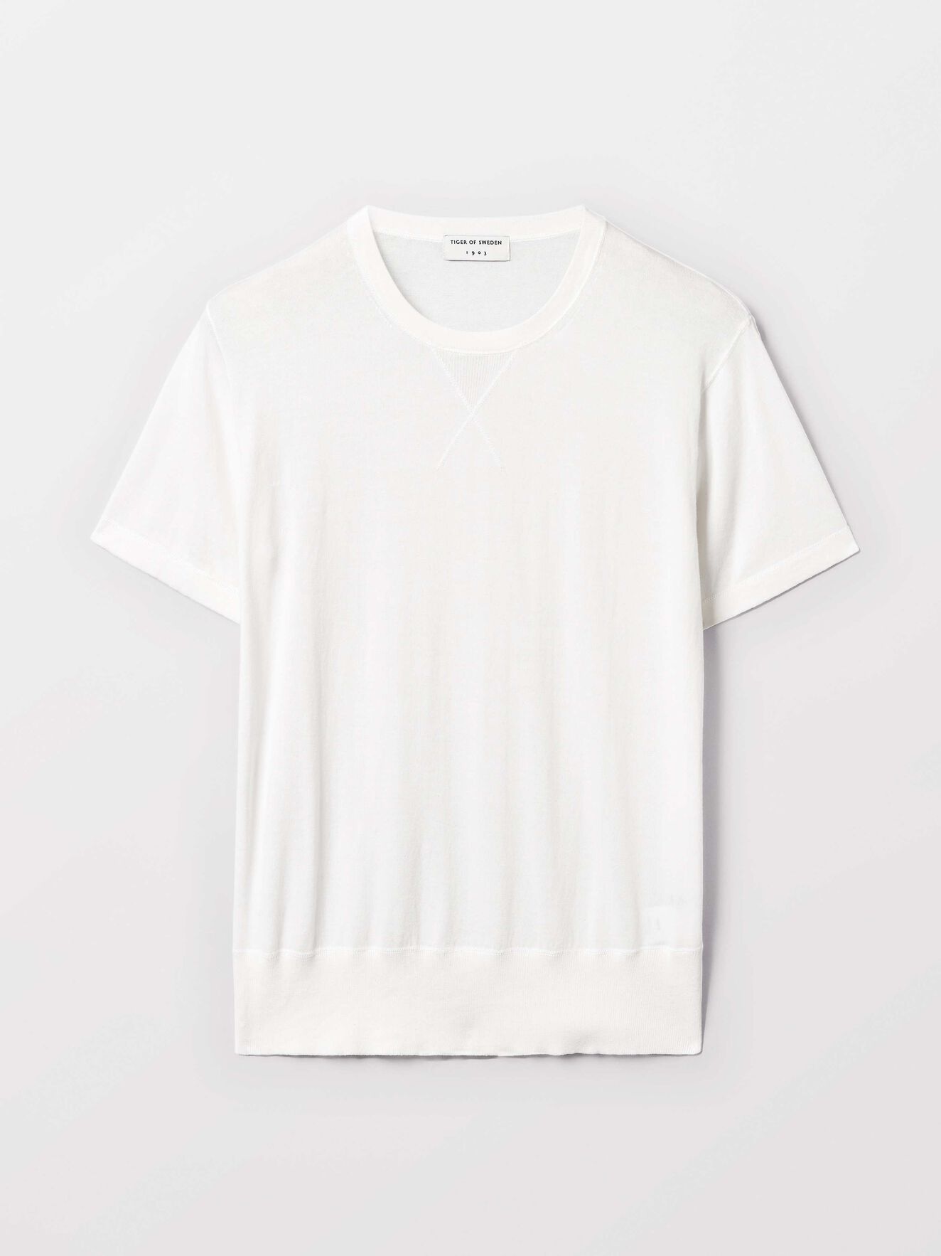Noland Pullover in Pure white from Tiger of Sweden Noland Pullover in Pure white from Tiger of Sweden