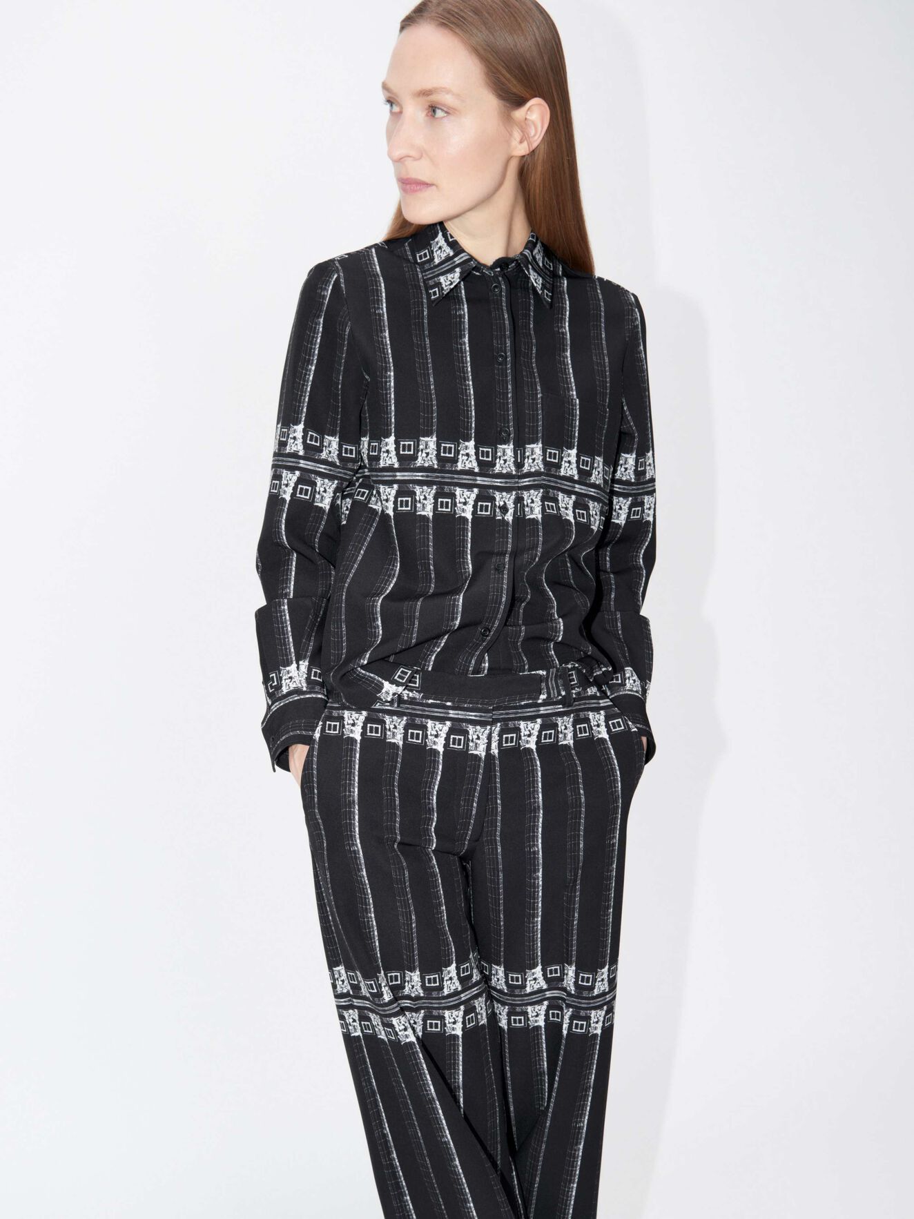 Silene P Trousers in ARTWORK from Tiger of Sweden Silene P Trousers in ARTWORK from Tiger of Sweden