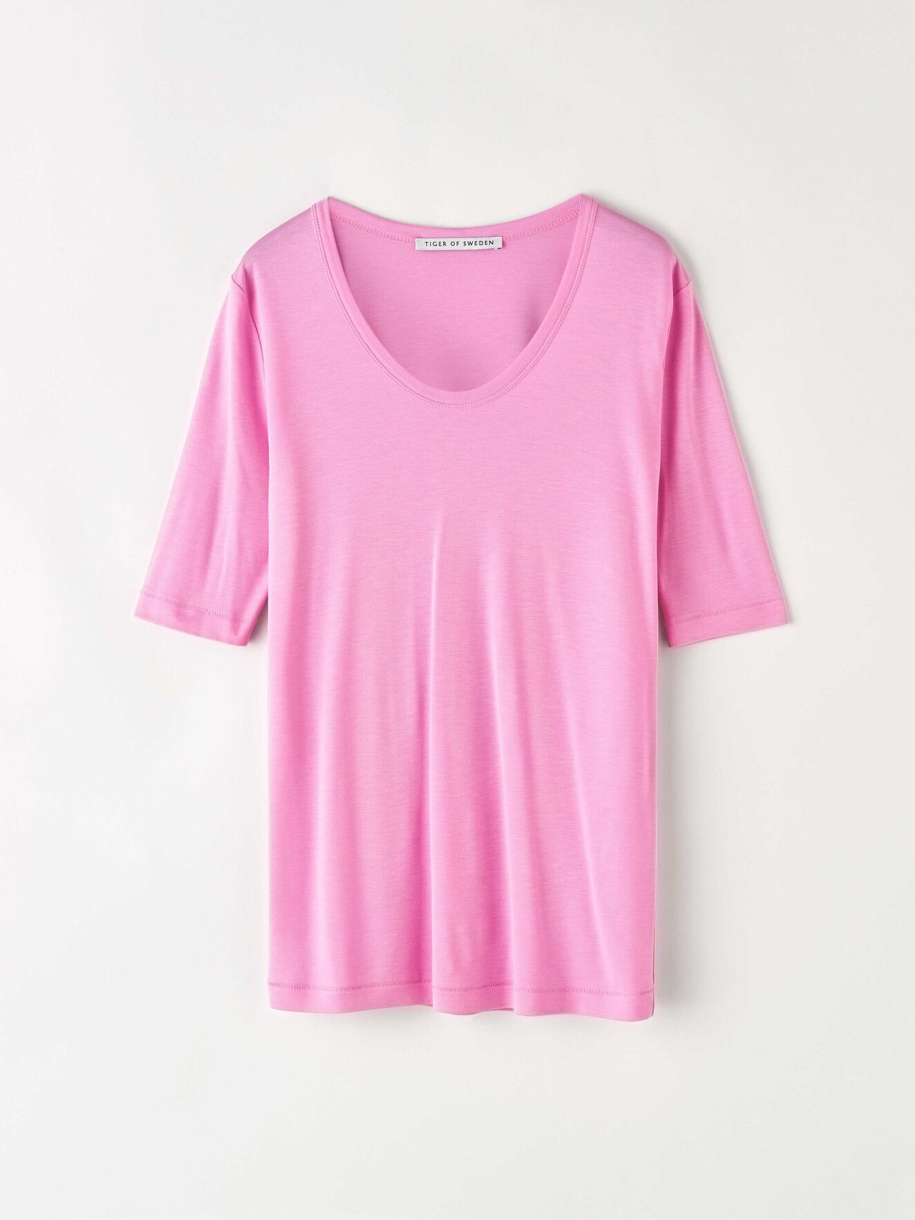 Lerna T-Shirt in Almond Blossom from Tiger of Sweden Lerna T-Shirt in Almond Blossom from Tiger of Sweden