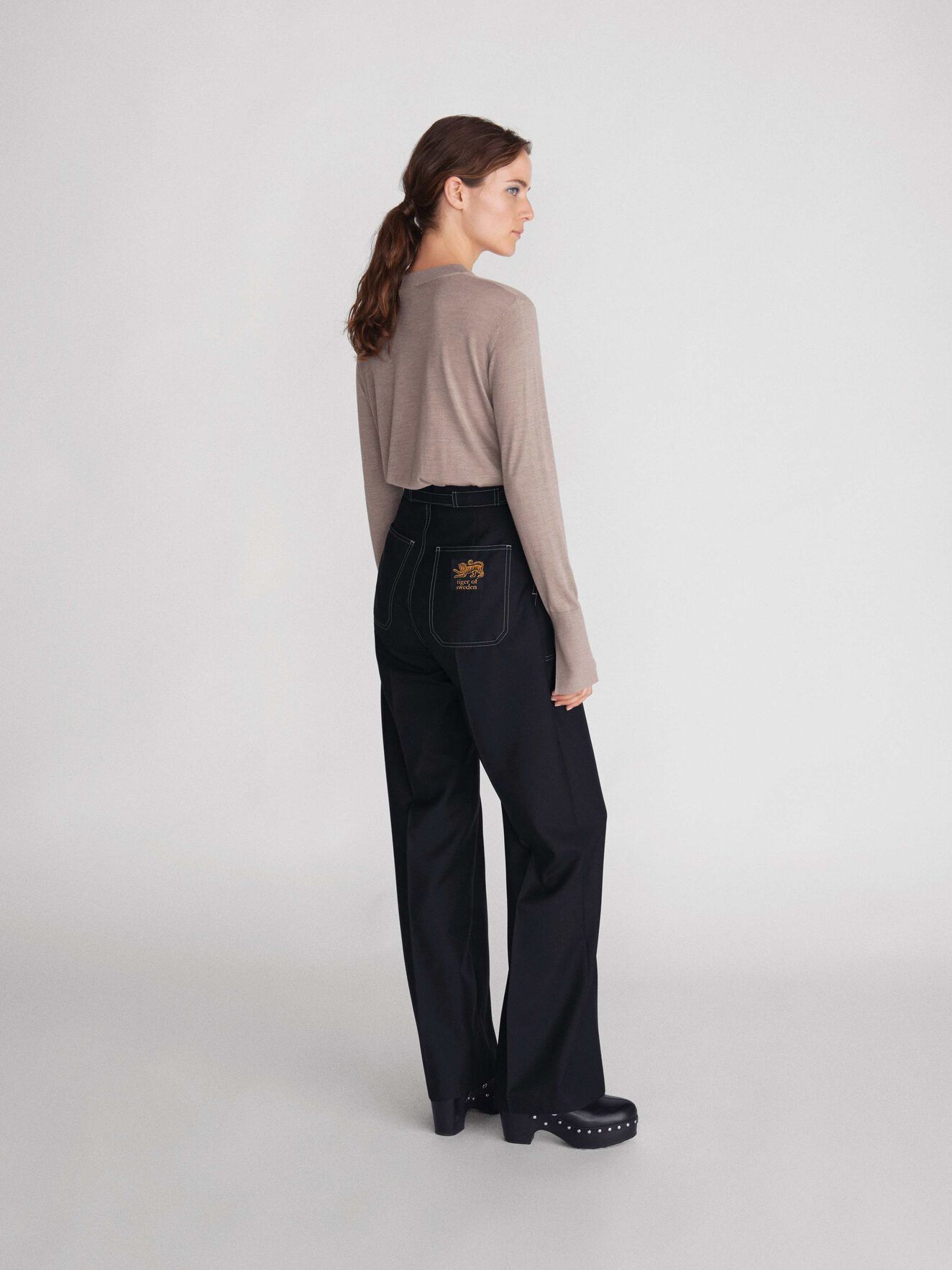 Nikki Trousers in Black from Tiger of Sweden Nikki Trousers in Black from Tiger of Sweden