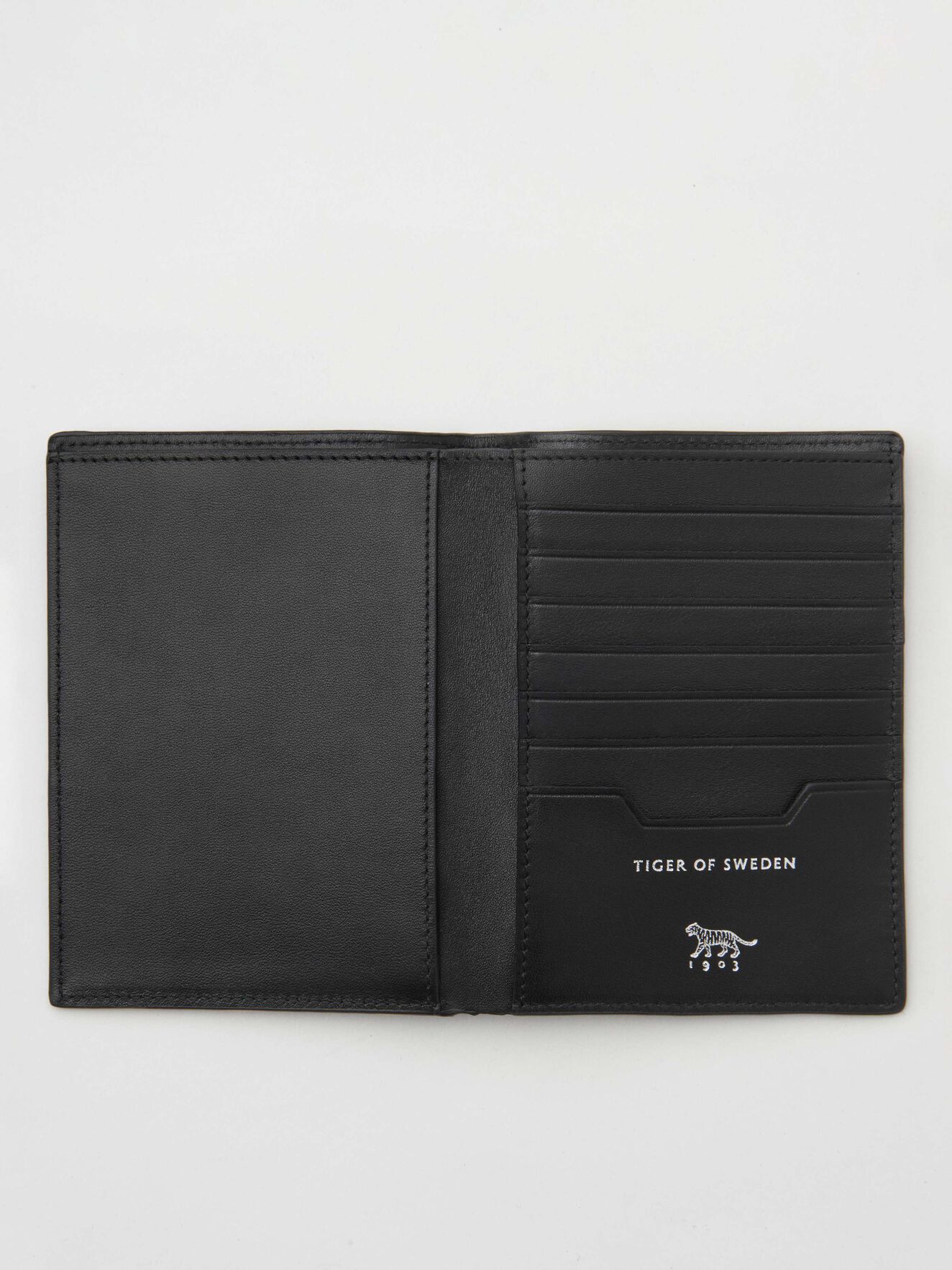Ricorda Passport Holder in Black from Tiger of Sweden Ricorda Passport Holder in Black from Tiger of Sweden