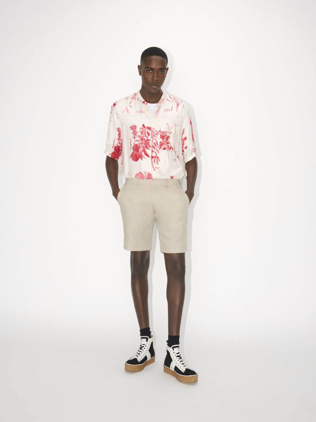 Lacteus Shirt in Print from Tiger of Sweden Lacteus Shirt in Print from Tiger of Sweden