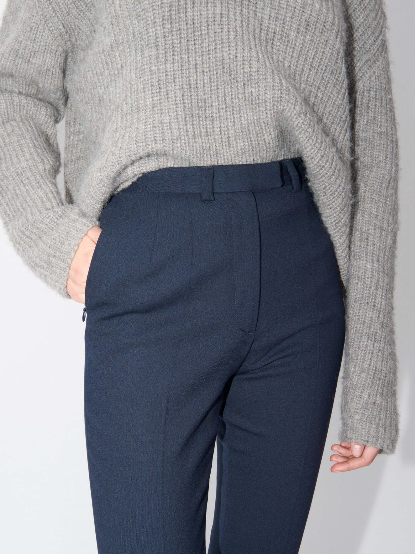 Bergenia Trousers in Light Ink from Tiger of Sweden Bergenia Trousers in Light Ink from Tiger of Sweden