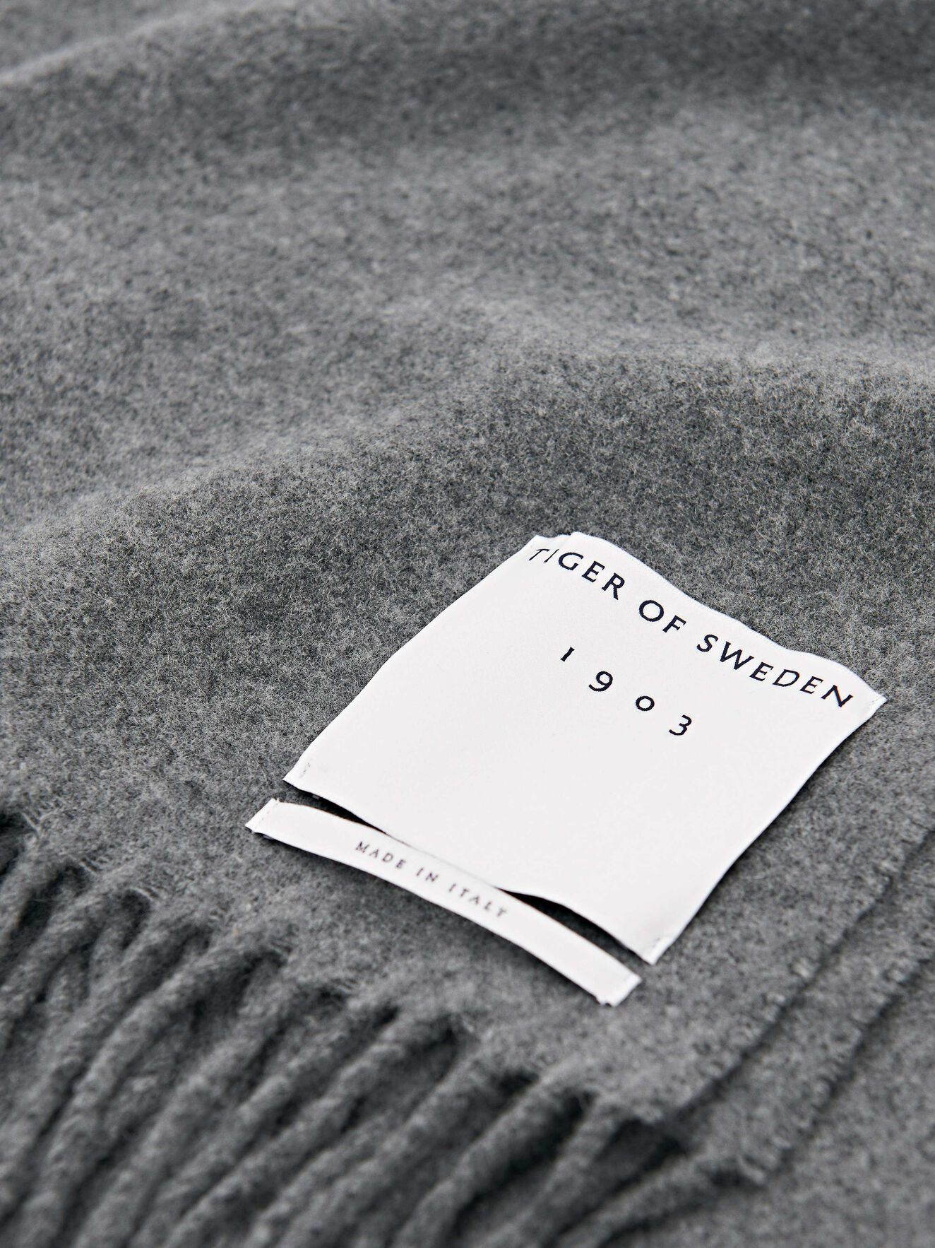 Lind Scarf in Grey melange from Tiger of Sweden Lind Scarf in Grey melange from Tiger of Sweden