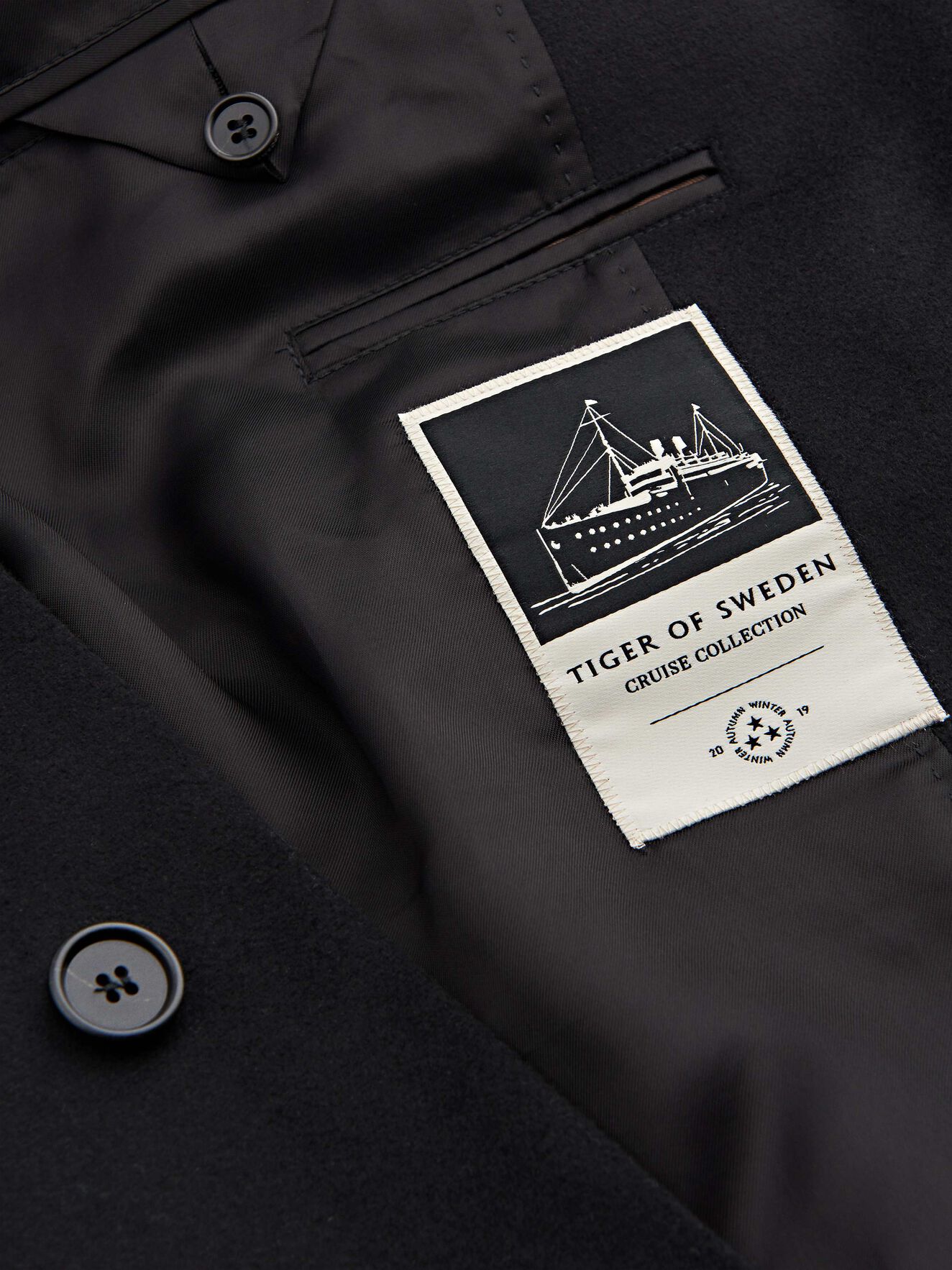 Cempier Coat in Black from Tiger of Sweden Cempier Coat in Black from Tiger of Sweden