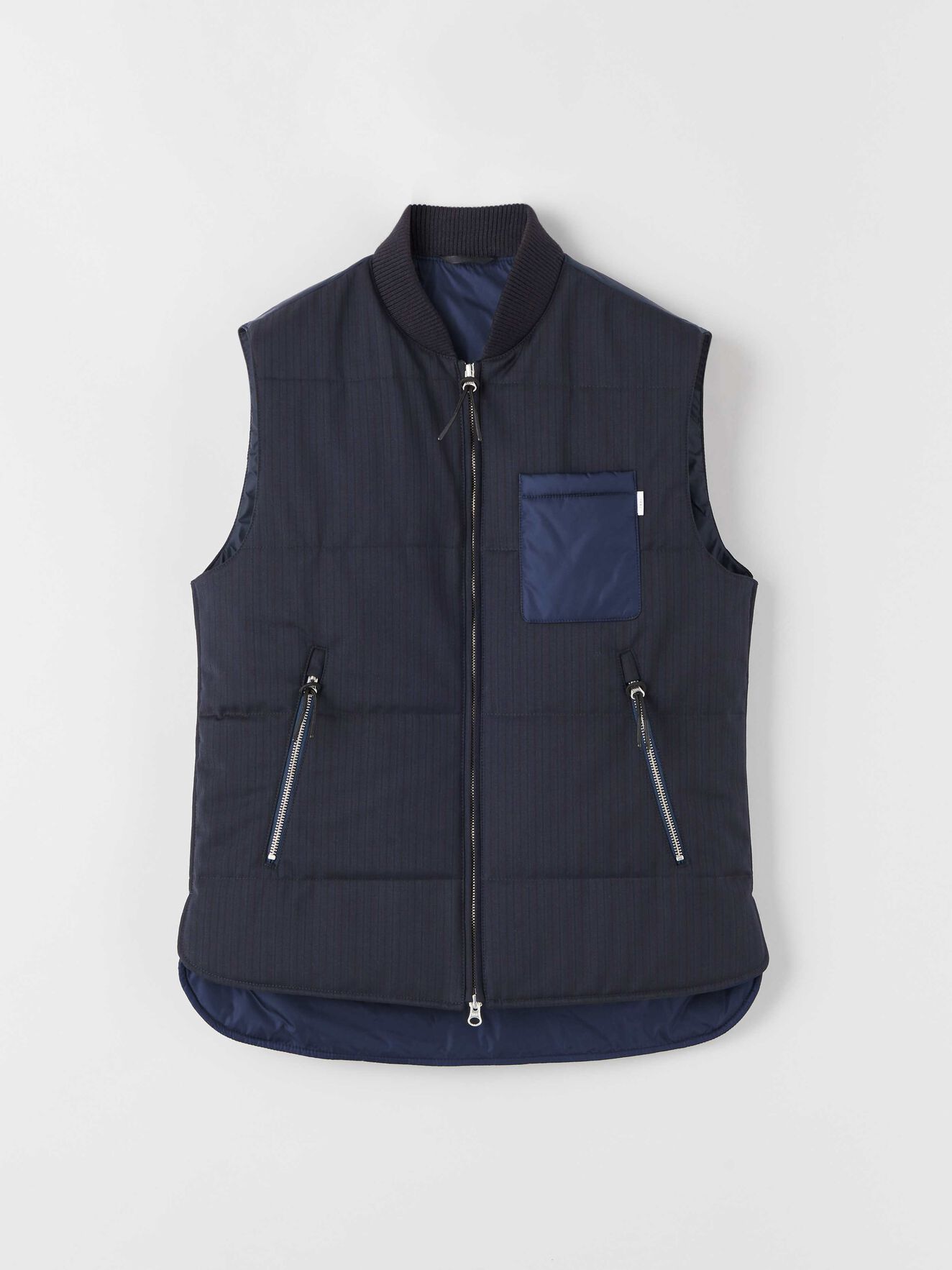 Ollis Vest in Midnight blue from Tiger of Sweden Ollis Vest in Midnight blue from Tiger of Sweden