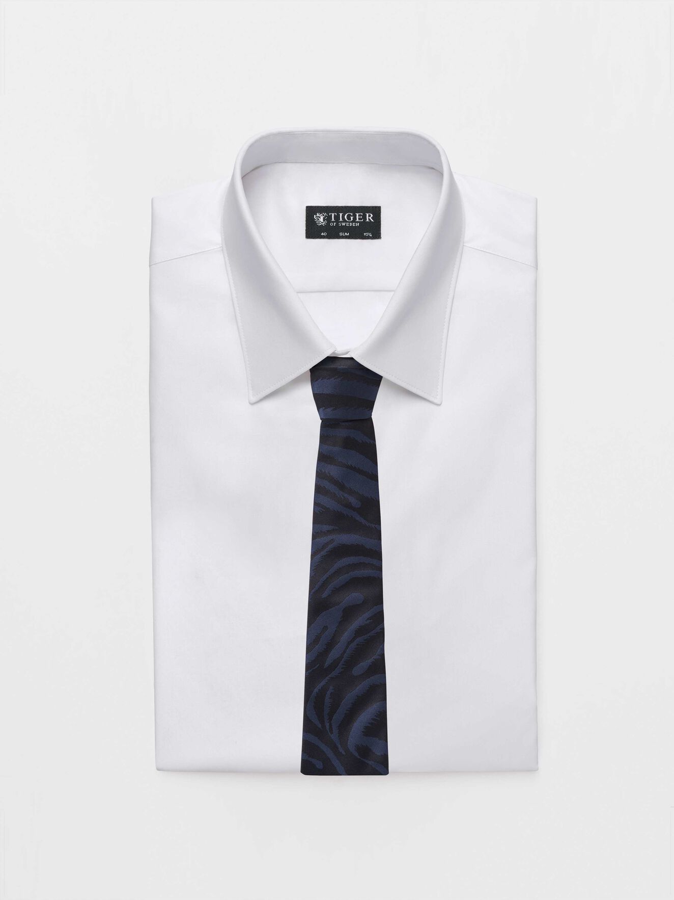 Tenor Tie in Light Ink from Tiger of Sweden Tenor Tie in Light Ink from Tiger of Sweden
