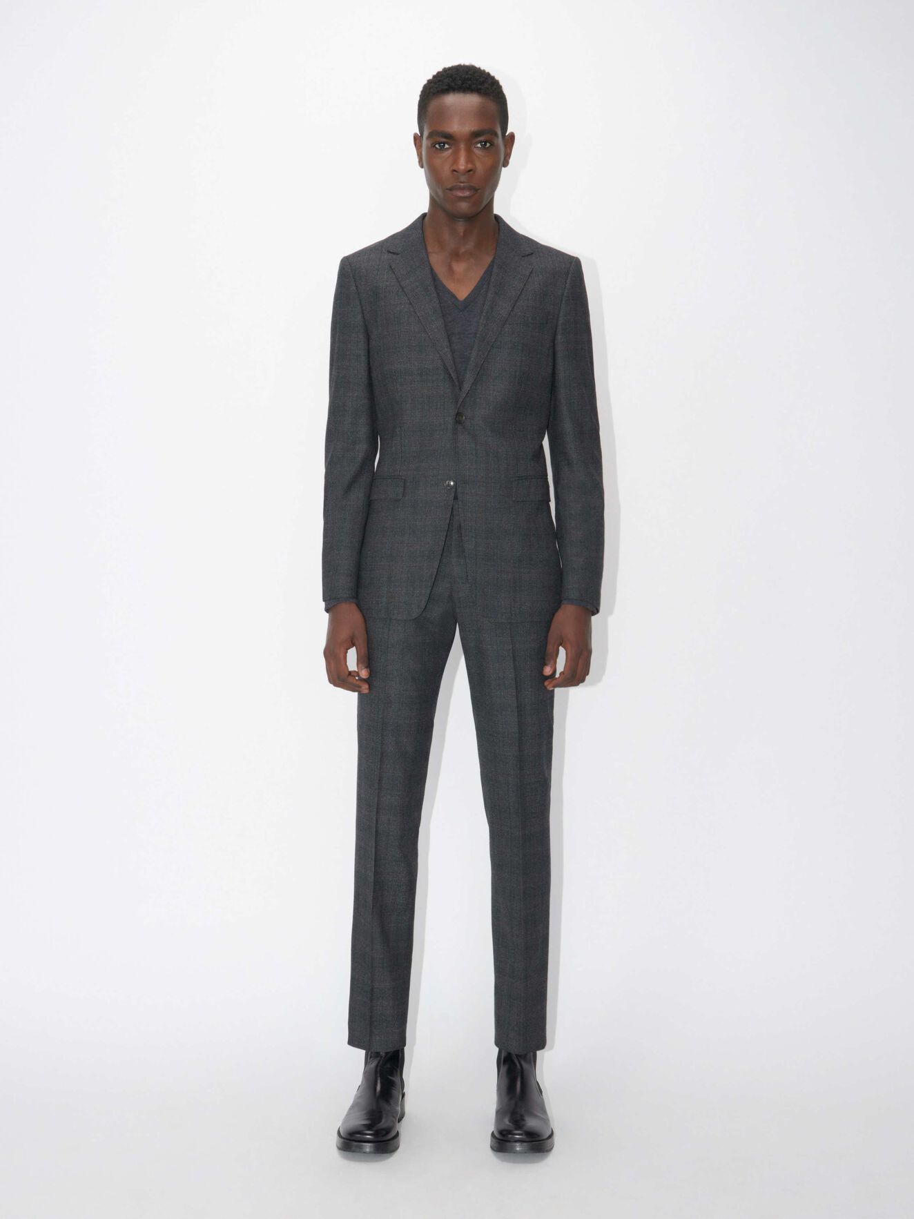 Blazer Jarl Ula in Dark grey Mel from Tiger of Sweden Blazer Jarl Ula in Dark grey Mel from Tiger of Sweden