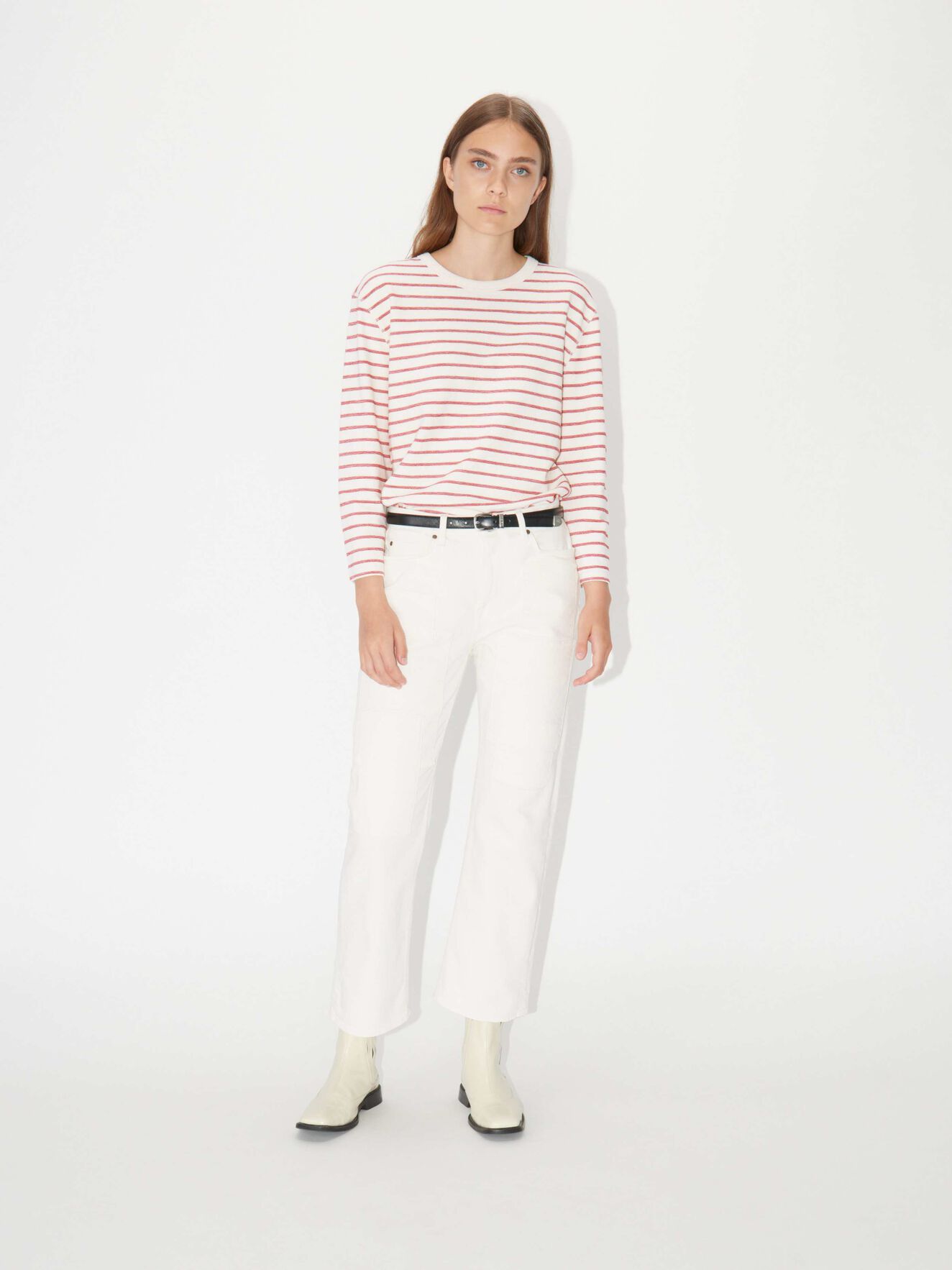 Yacht T-Shirt in Red Raven from Tiger of Sweden Yacht T-Shirt in Red Raven from Tiger of Sweden