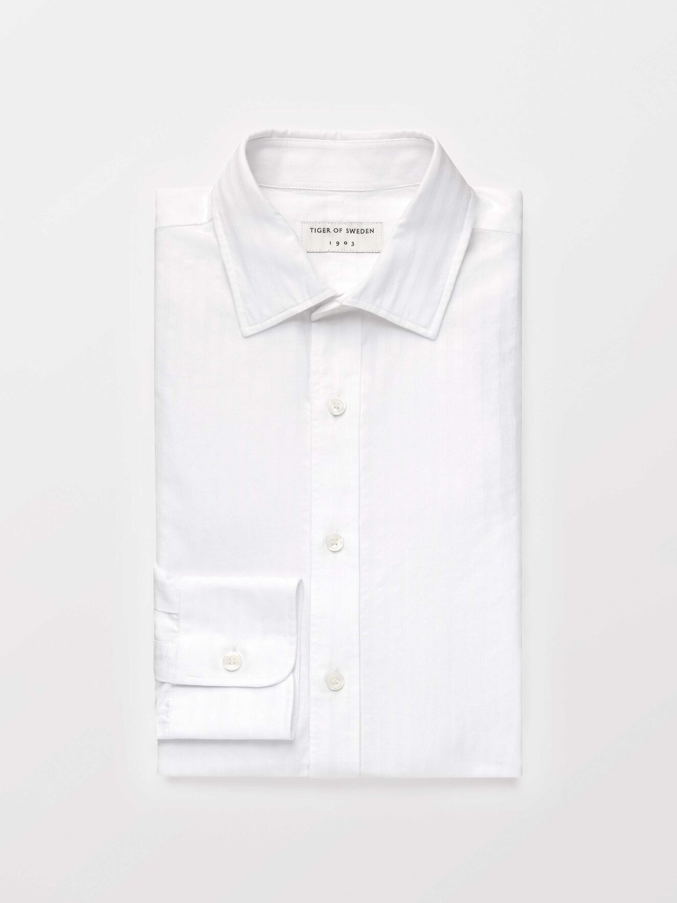 Fridolf Shirt in Pure white from Tiger of Sweden Fridolf Shirt in Pure white from Tiger of Sweden