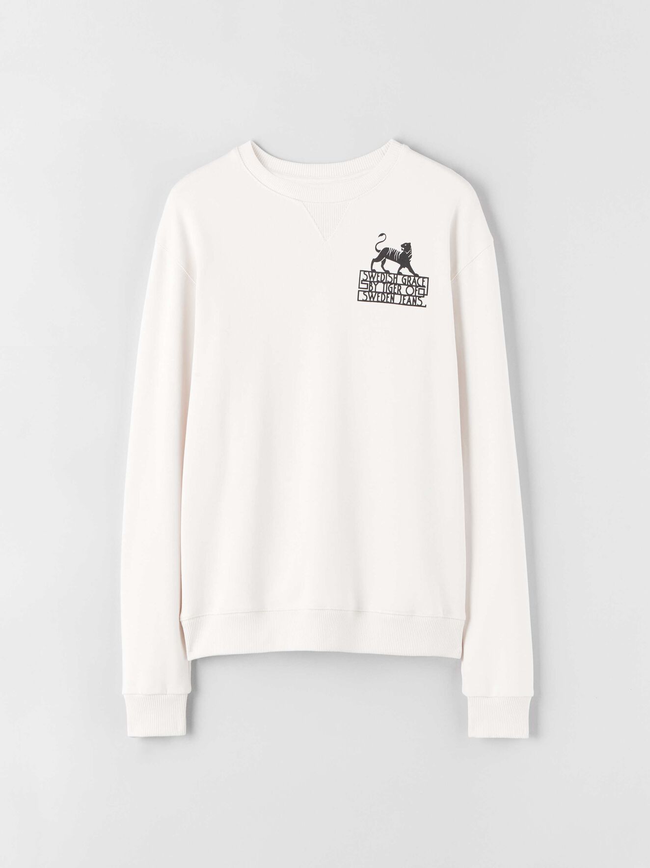 Lexxus Sweatshirt in White Light from Tiger of Sweden Lexxus Sweatshirt in White Light from Tiger of Sweden