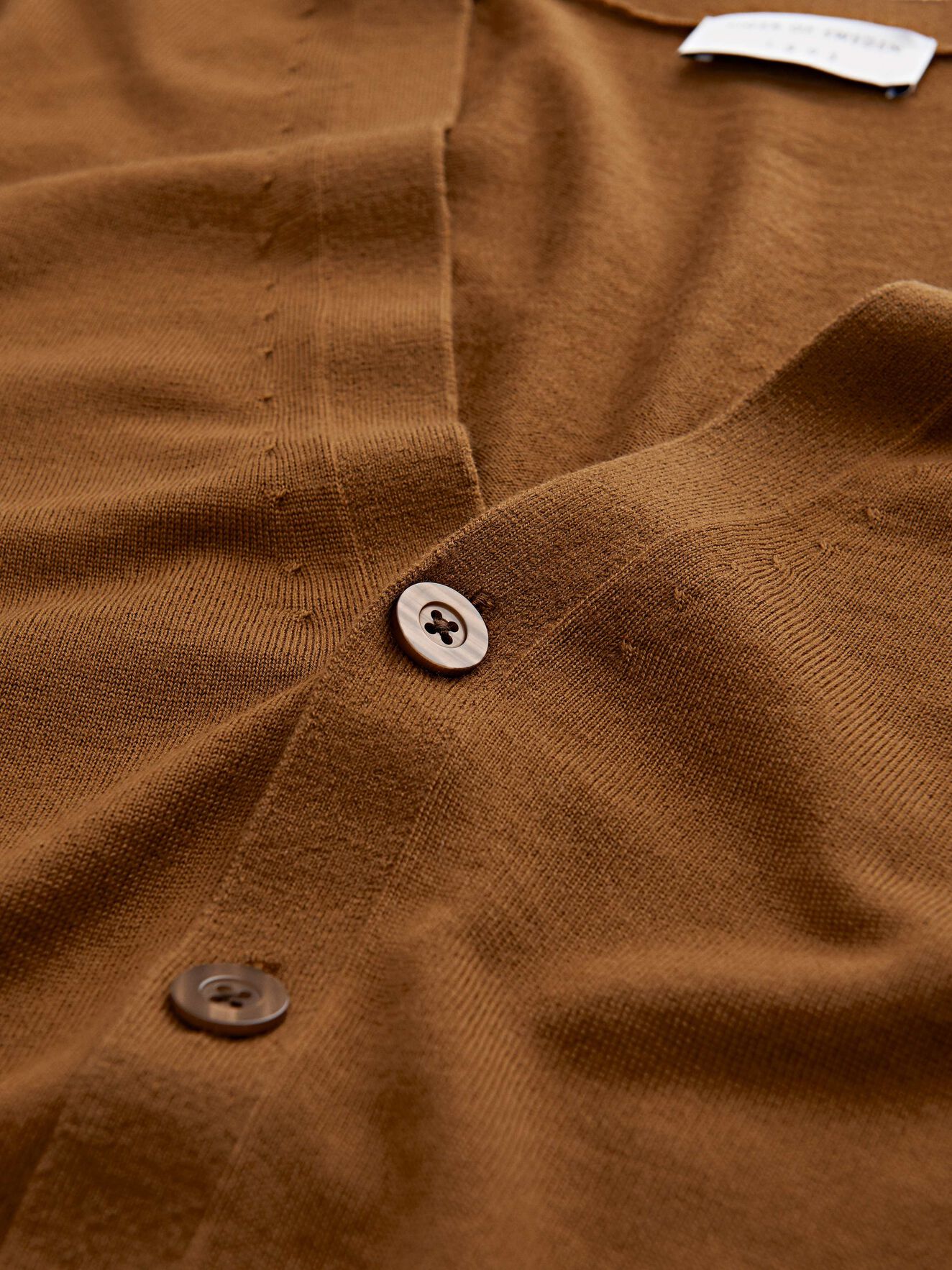 Navid Cardigan in Rusty Sand from Tiger of Sweden Navid Cardigan in Rusty Sand from Tiger of Sweden