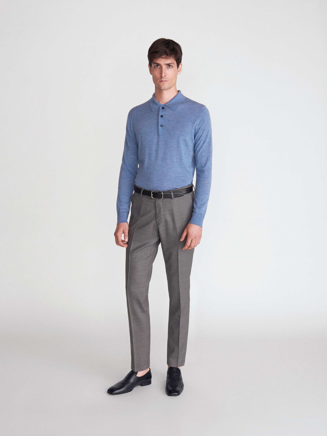 Newton Pullover in Soft blue from Tiger of Sweden Newton Pullover in Soft blue from Tiger of Sweden
