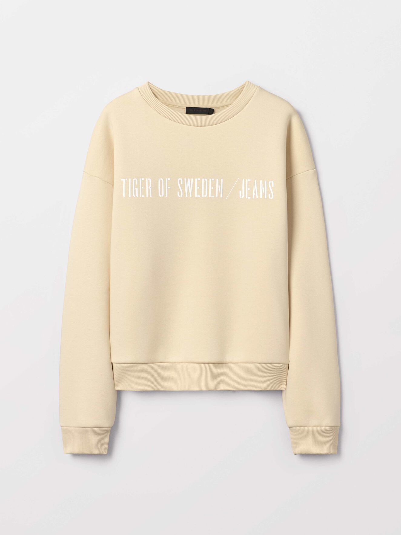 Big Marz Sweatshirt in Curd from Tiger of Sweden Big Marz Sweatshirt in Curd from Tiger of Sweden