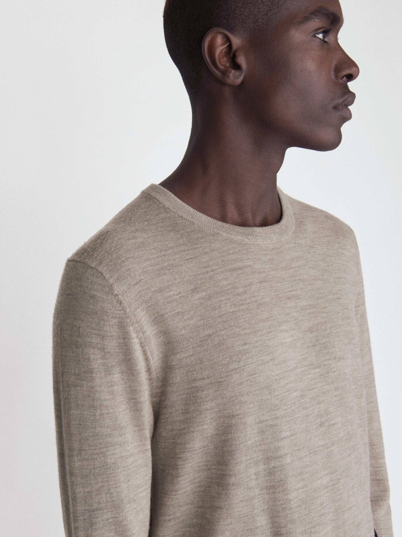 Nichols Pullover in Irish Cream from Tiger of Sweden Nichols Pullover in Irish Cream from Tiger of Sweden