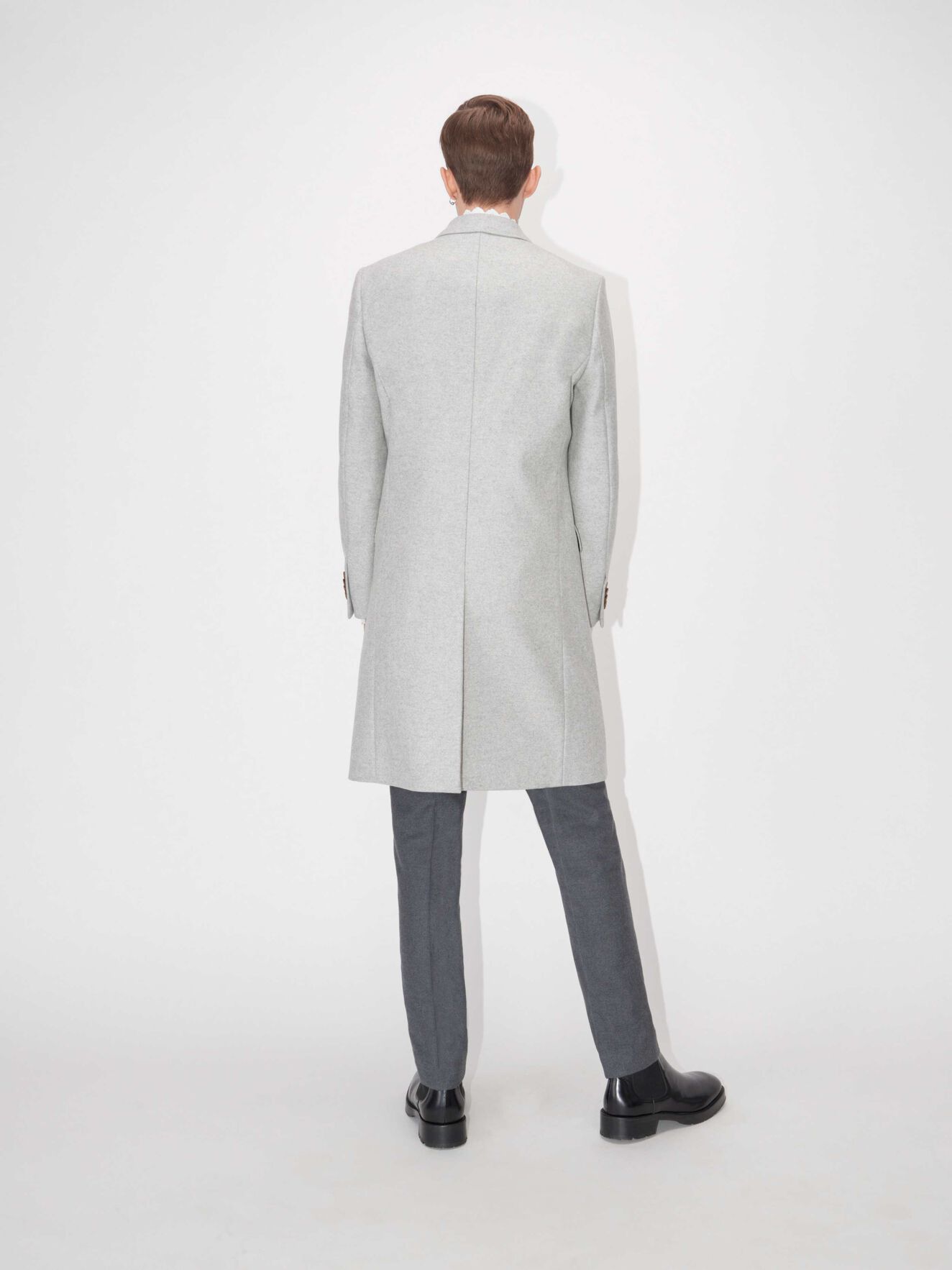 Seder Coat in Quiet Gray from Tiger of Sweden Seder Coat in Quiet Gray from Tiger of Sweden