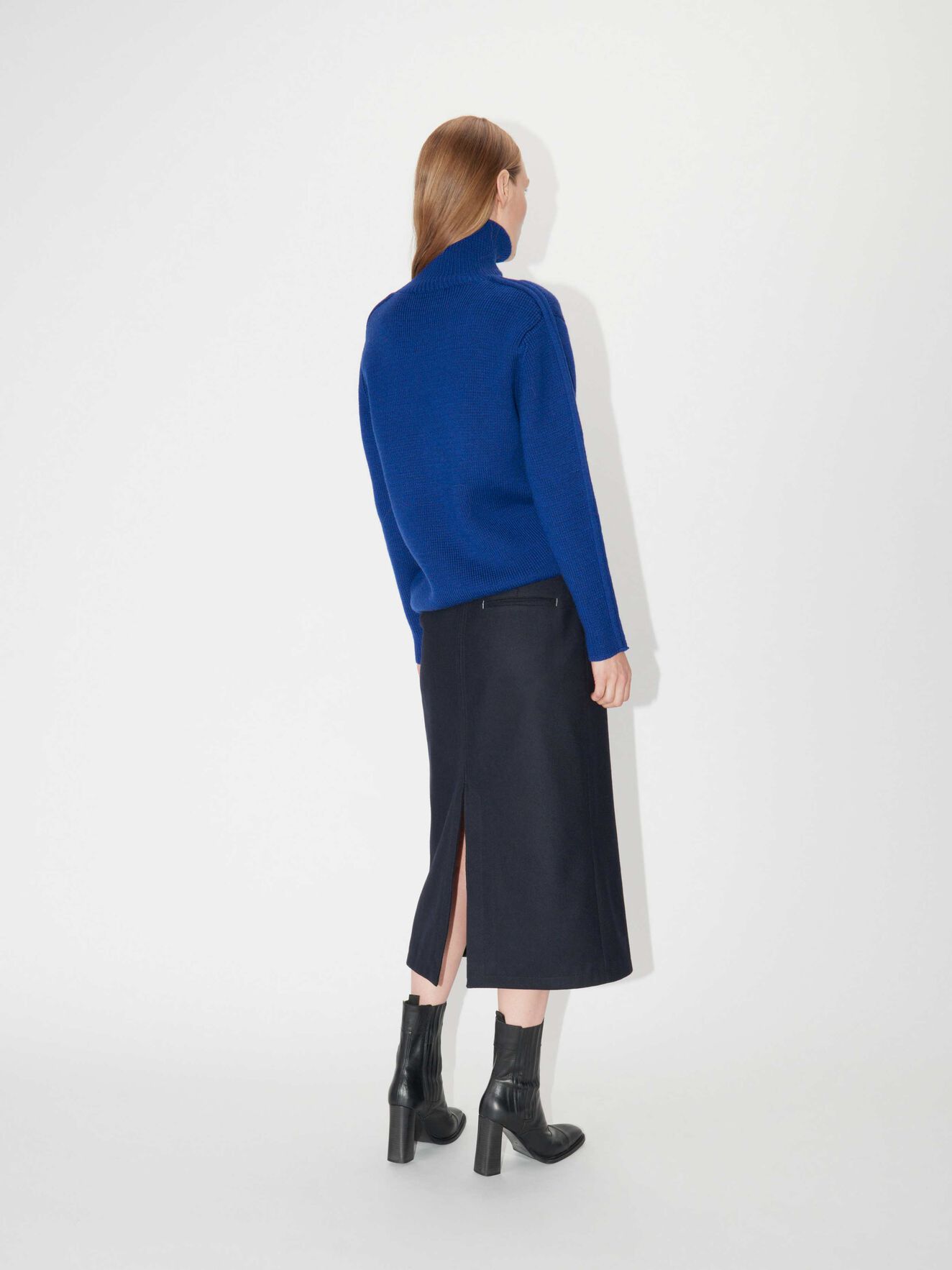 Kos Pullover in Royal Blue from Tiger of Sweden Kos Pullover in Royal Blue from Tiger of Sweden