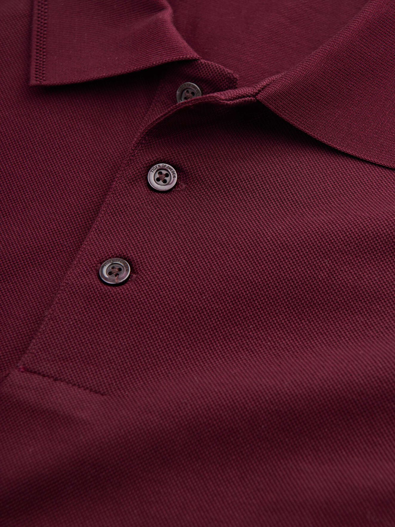 Darios Ls Polo Shirt in Regal Red from Tiger of Sweden Darios Ls Polo Shirt in Regal Red from Tiger of Sweden