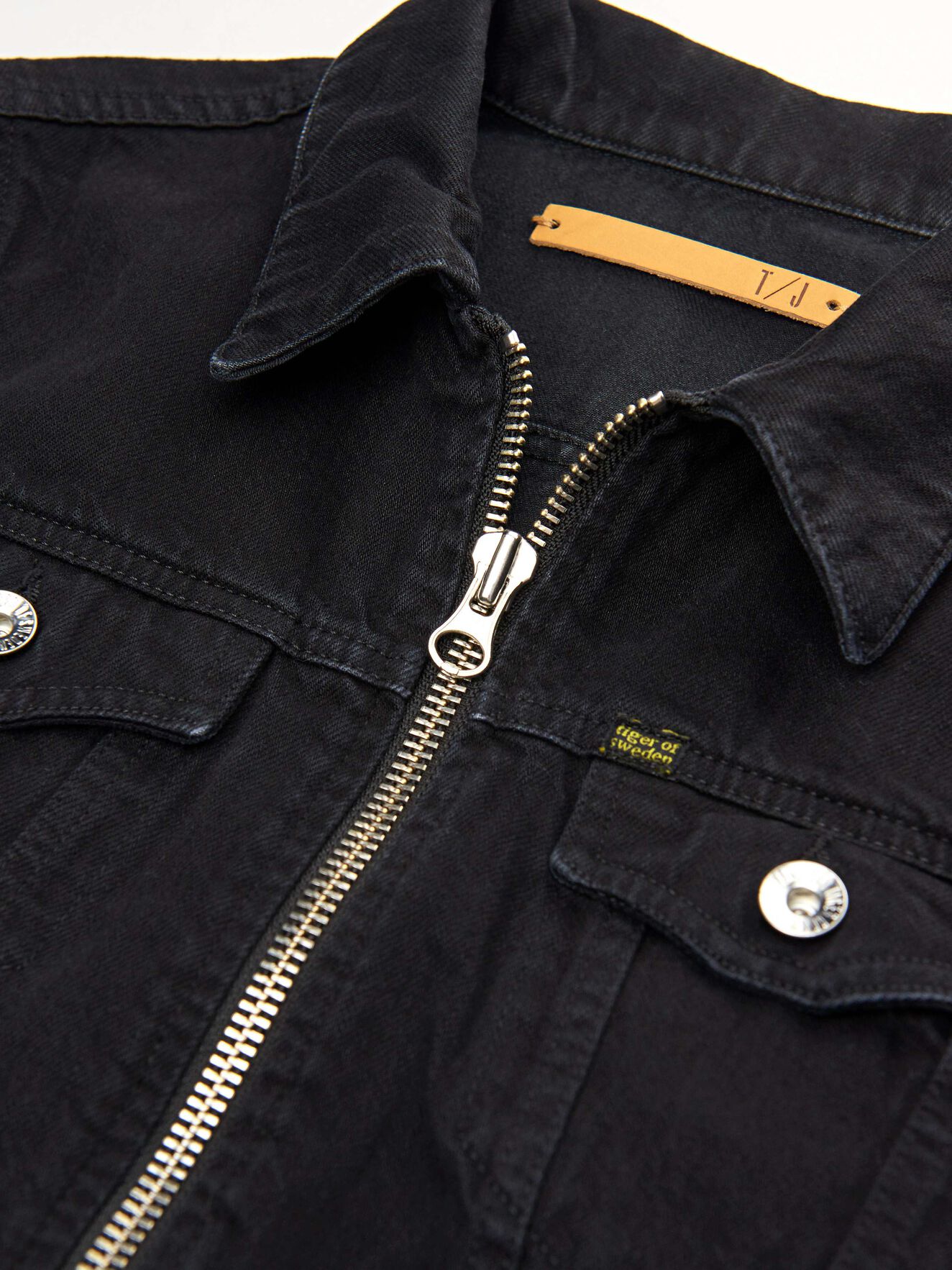 Truth Zip Jacket in Black from Tiger of Sweden Truth Zip Jacket in Black from Tiger of Sweden