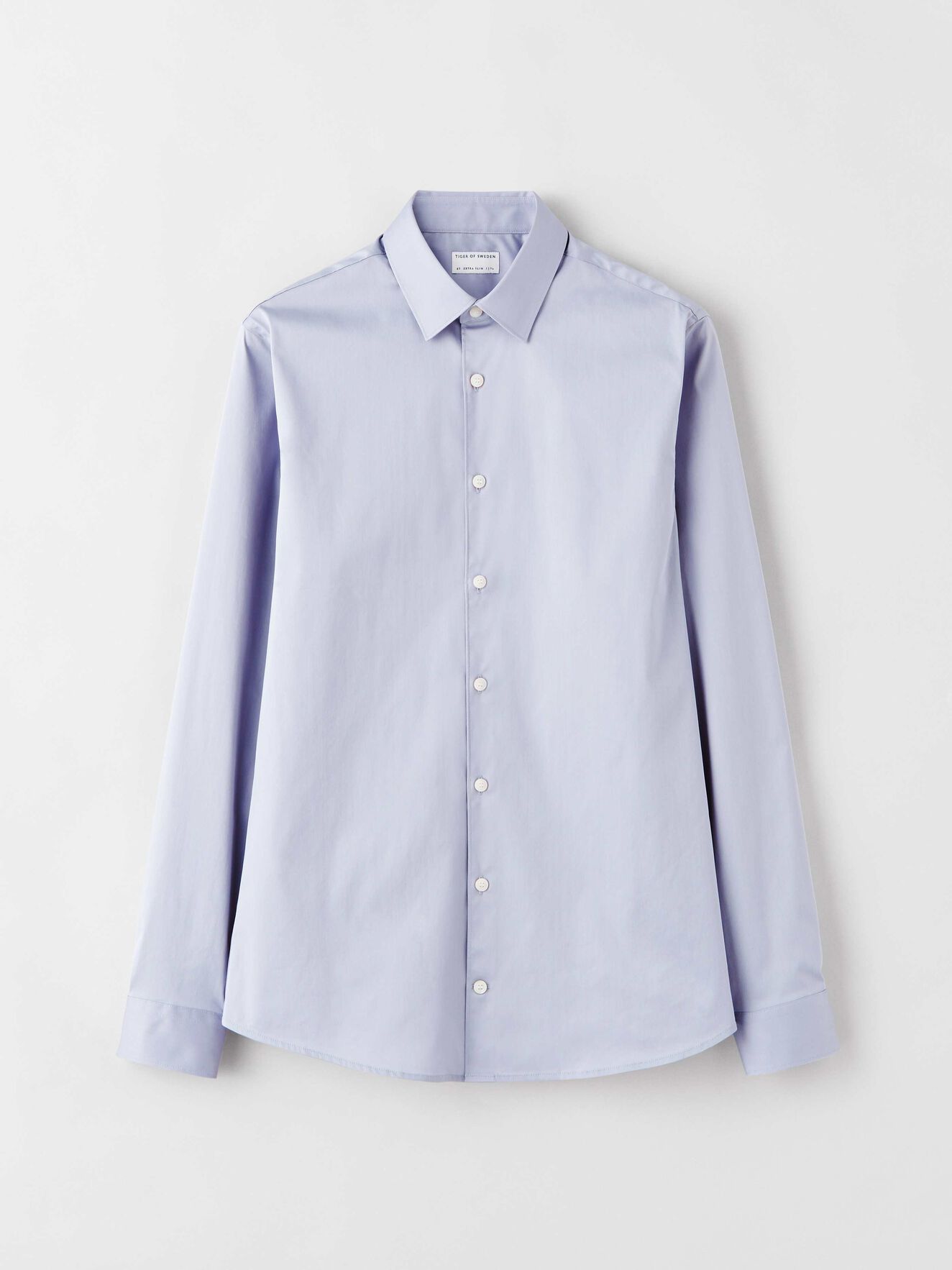 Filbrodie Shirt in Light Cloud from Tiger of Sweden Filbrodie Shirt in Light Cloud from Tiger of Sweden