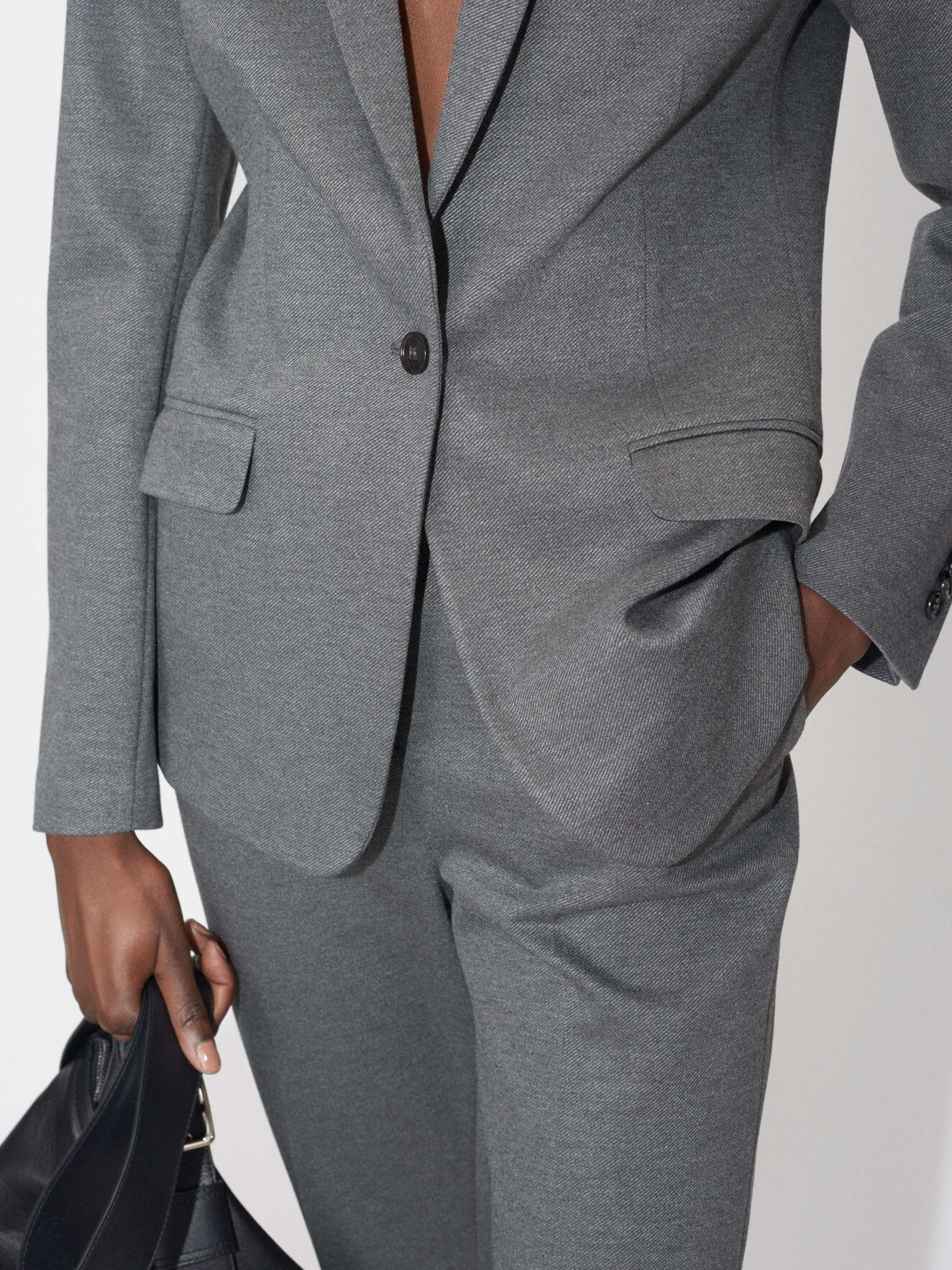 Sajni 3S Blazer in Med Grey Mel from Tiger of Sweden Sajni 3S Blazer in Med Grey Mel from Tiger of Sweden